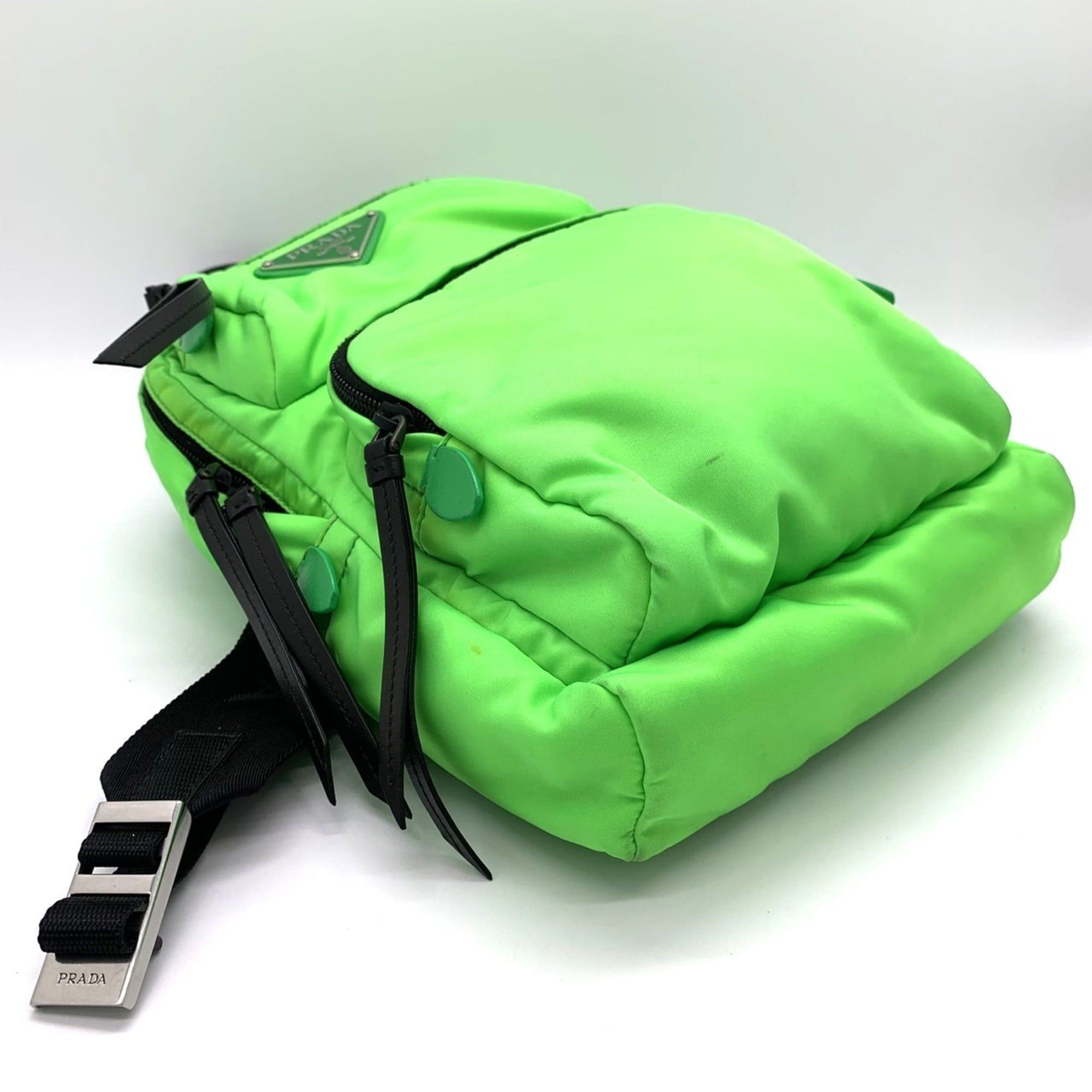 Prada Prada body bag nylon green for men and women Size ONE SIZE - 3 Thumbnail
