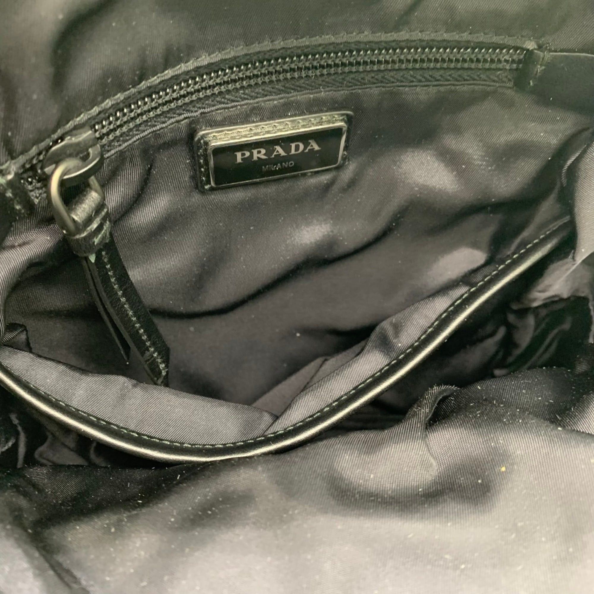 Prada Prada body bag nylon green for men and women Size ONE SIZE - 8 Thumbnail