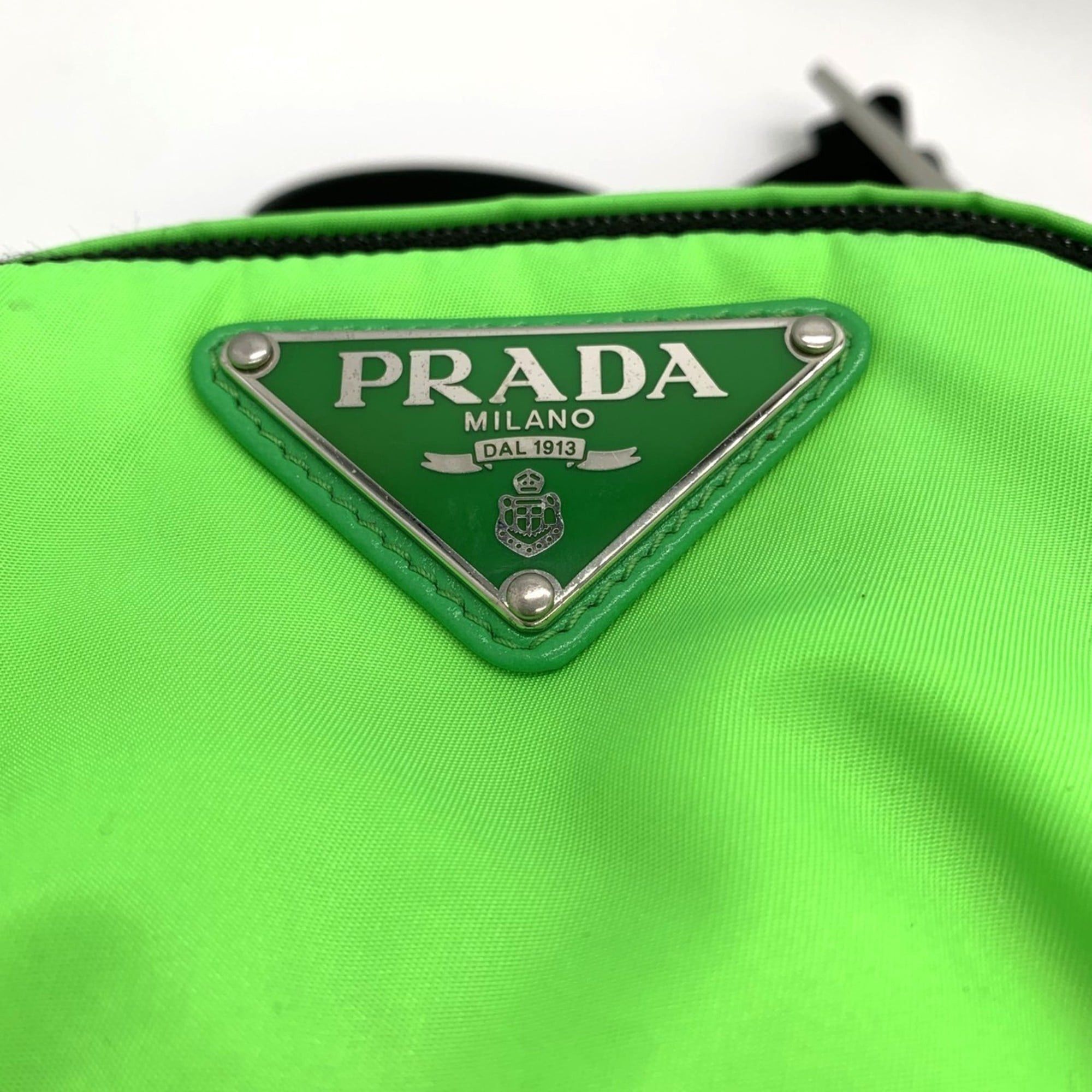 Prada Prada body bag nylon green for men and women Size ONE SIZE - 5 Thumbnail
