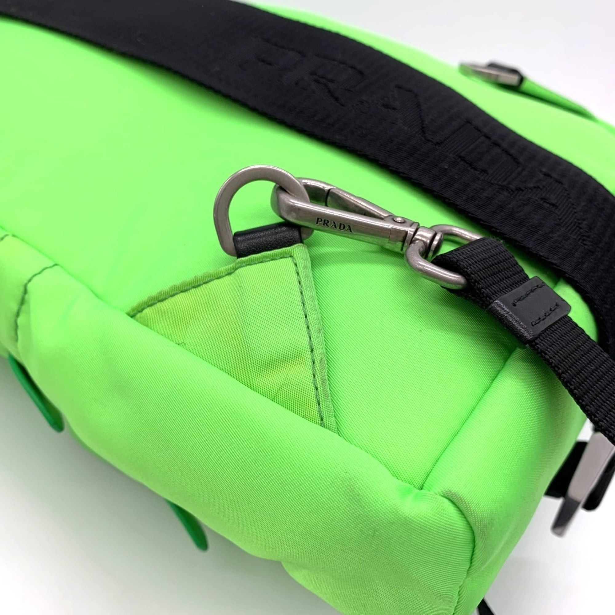 Prada Prada body bag nylon green for men and women Size ONE SIZE - 7 Thumbnail