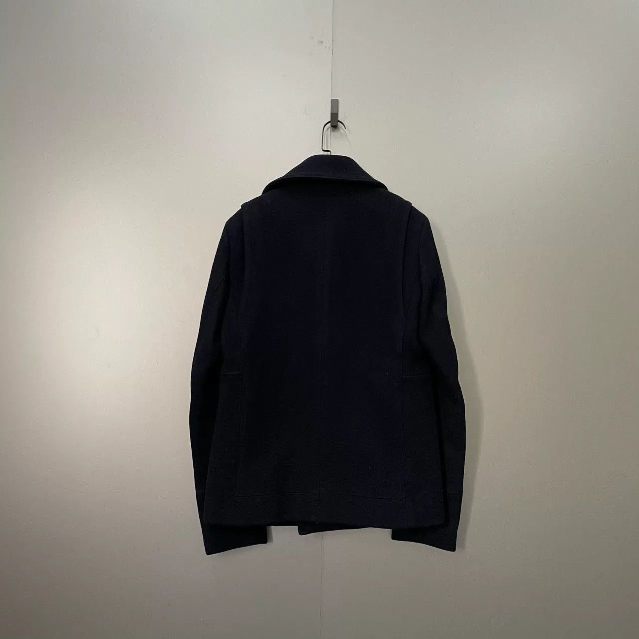 Balenciaga Balenciaga Black Wool Double-Breasted Coat Size US XL / EU 56 / 4 - 2 Thumbnail