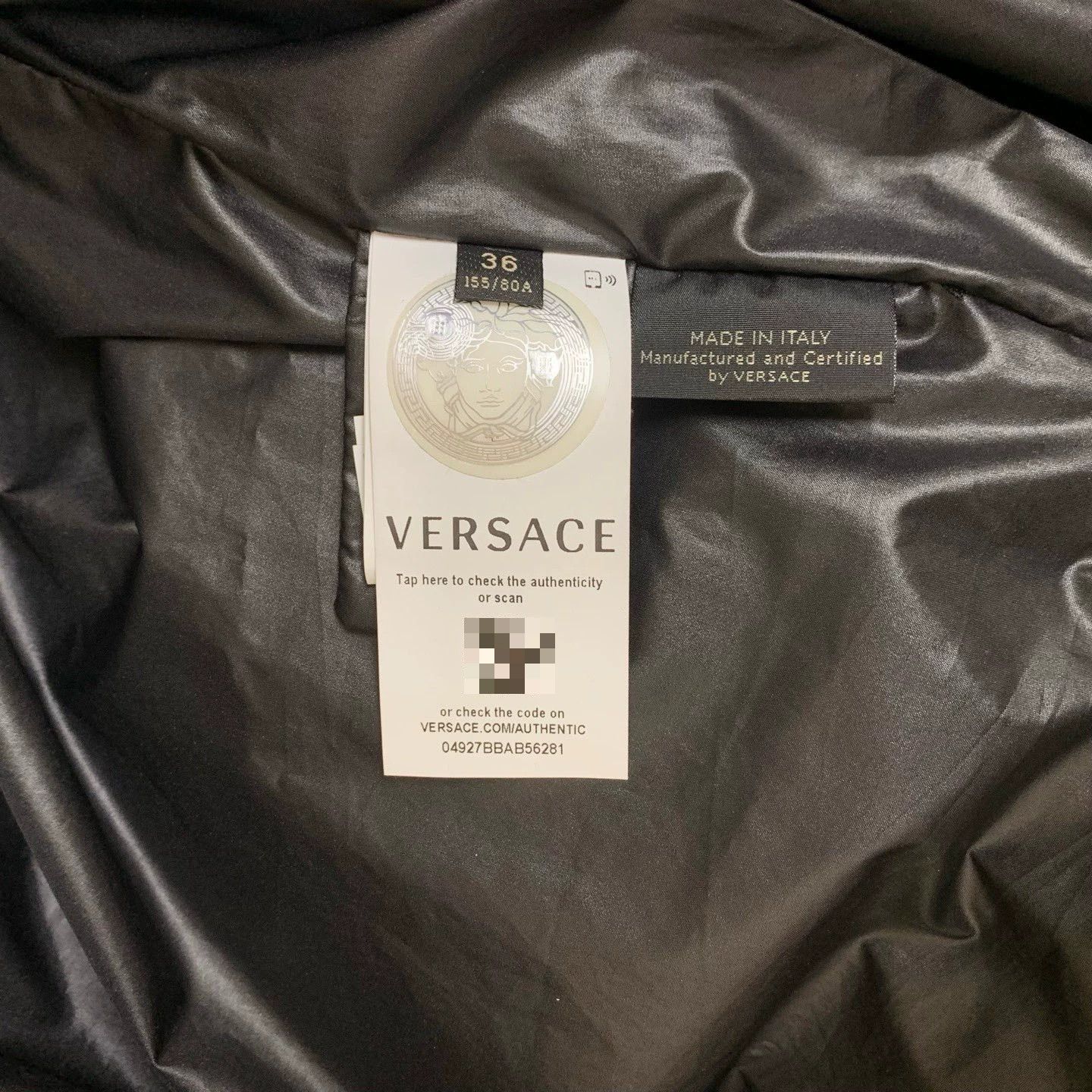 Versace Versace Gold Baroque Print Down Jacket Size US XS / EU 42 / 0 - 4 Thumbnail