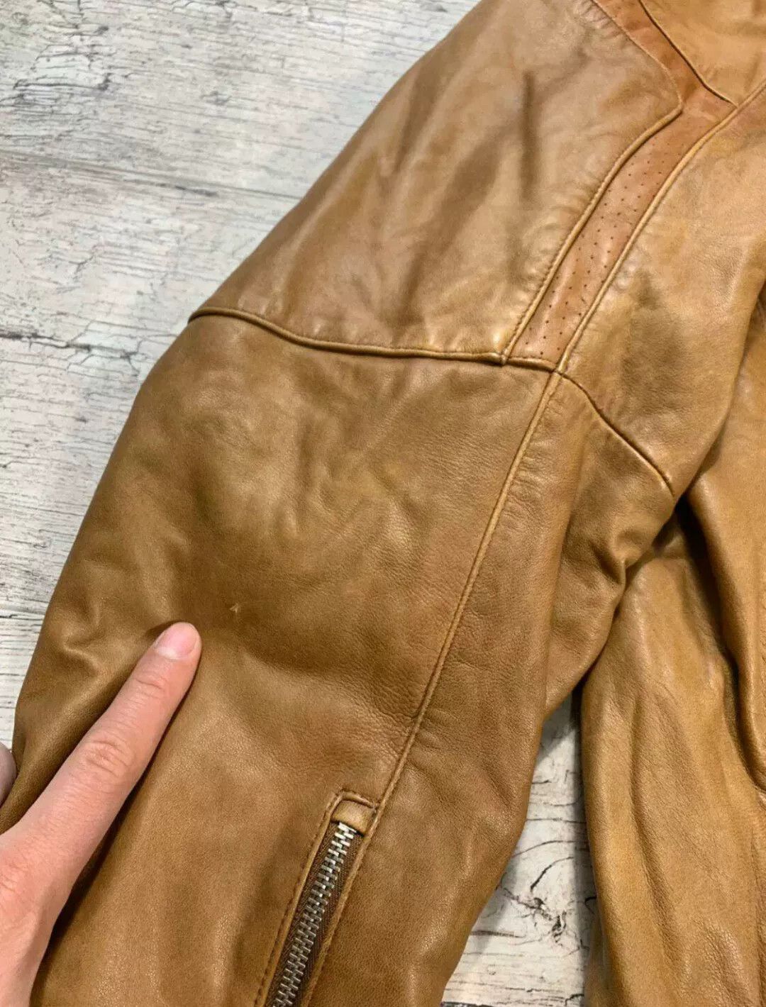 RRL Ralph Lauren RLX Alpha McCoy Leather Flight Jacket Size US XL / EU 56 / 4 - 8 Thumbnail