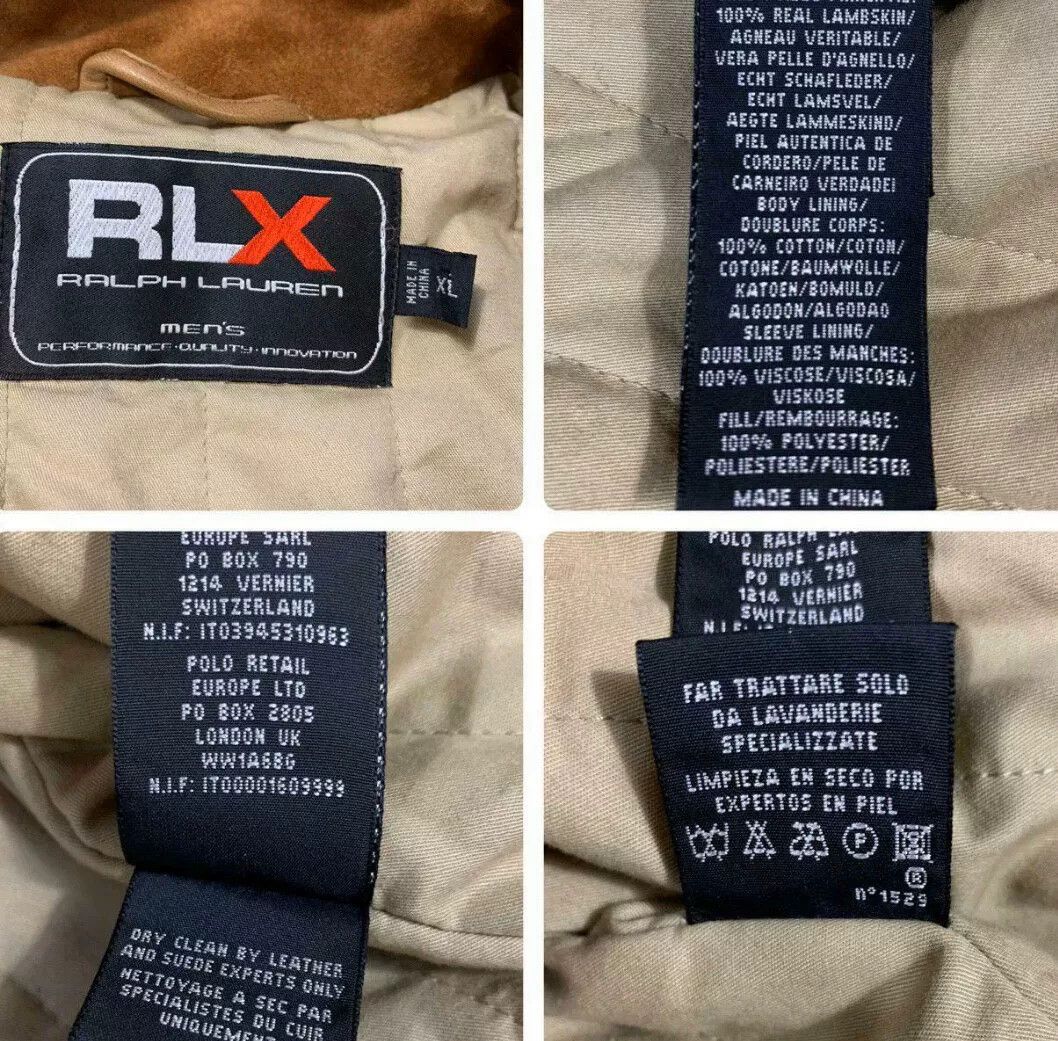 RRL Ralph Lauren RLX Alpha McCoy Leather Flight Jacket Size US XL / EU 56 / 4 - 7 Thumbnail
