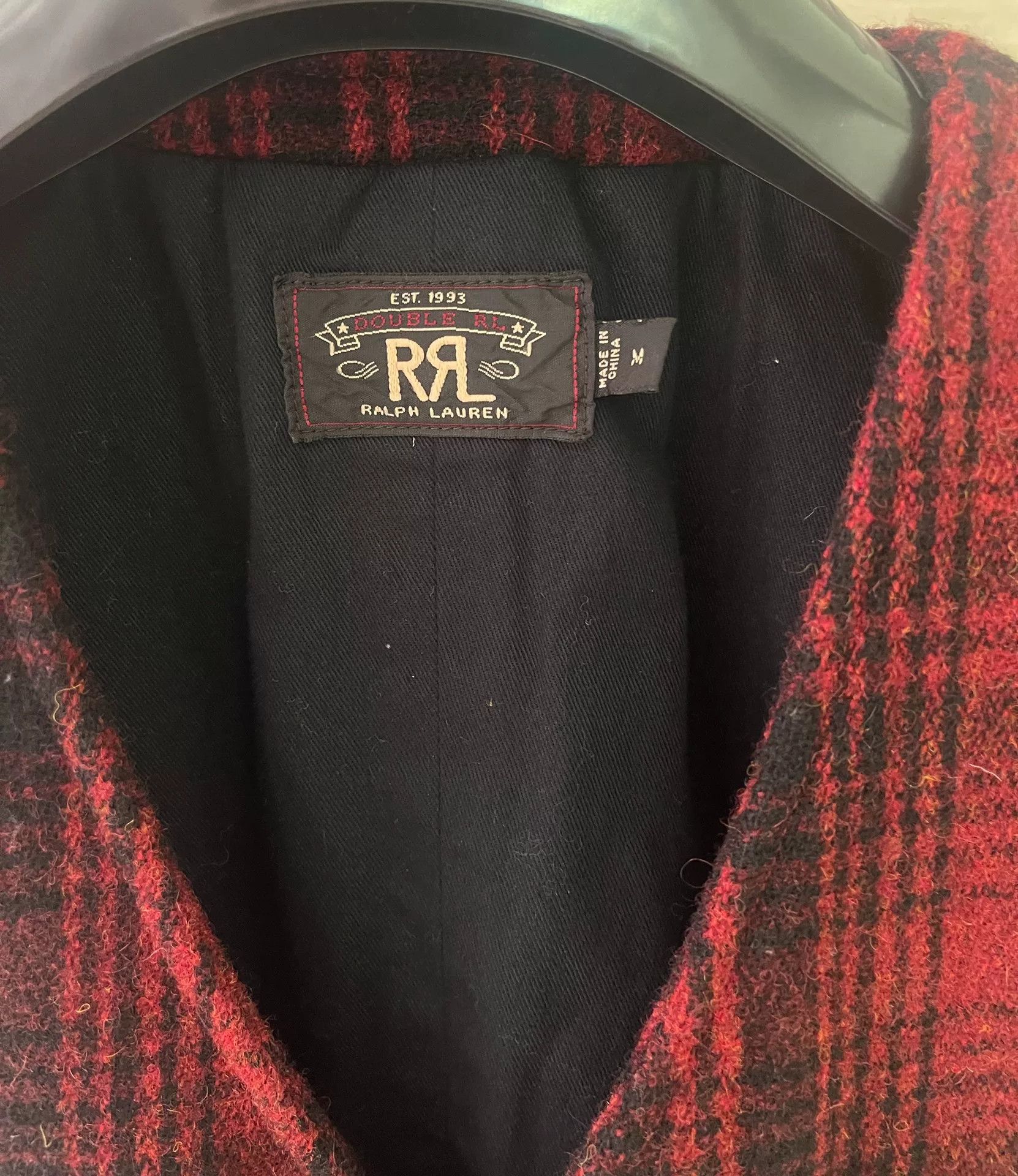 RRL Ralph Lauren RRL Limited Edition Buffalo Plaid Vest Size US M / EU 48-50 / 2 - 6 Thumbnail