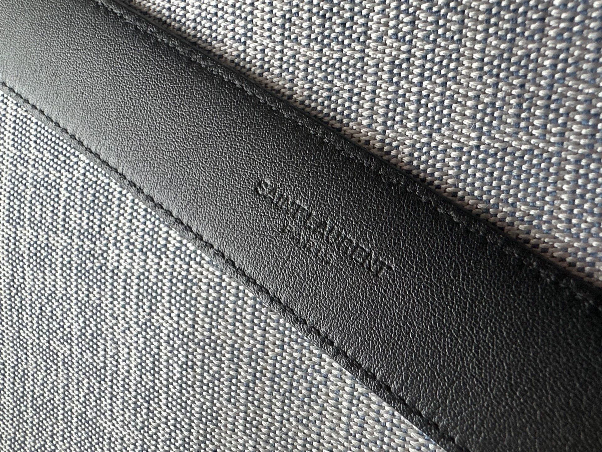 Yves Saint Laurent yves saint laurent black leather belt Size ONE SIZE - 3 Thumbnail