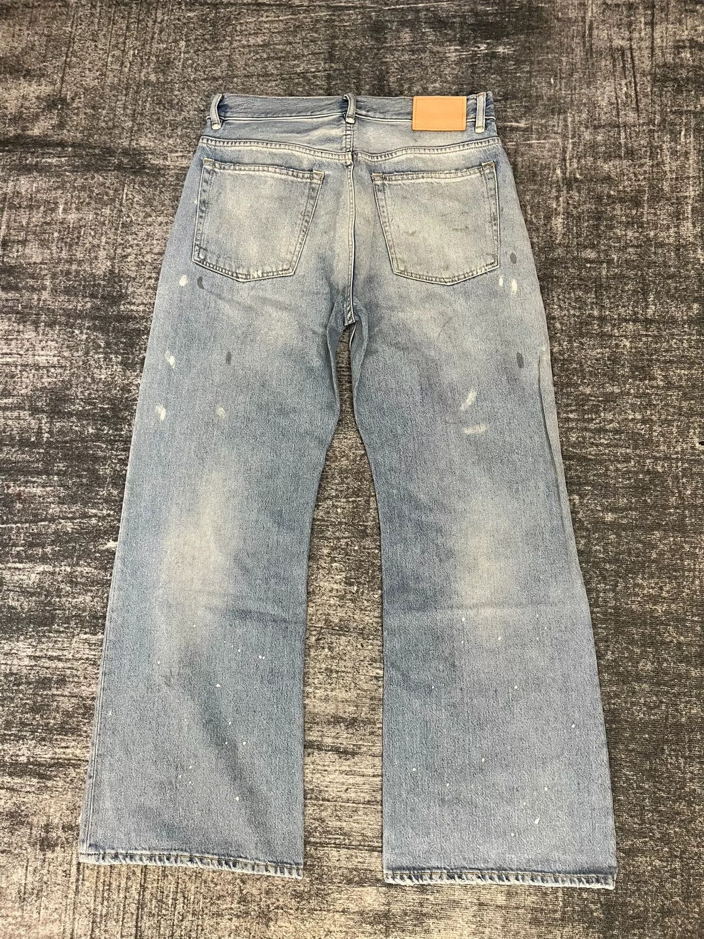 Acne Studios acne studios blue wide-leg denim pants Size US 28 / EU 44 - 2 Thumbnail