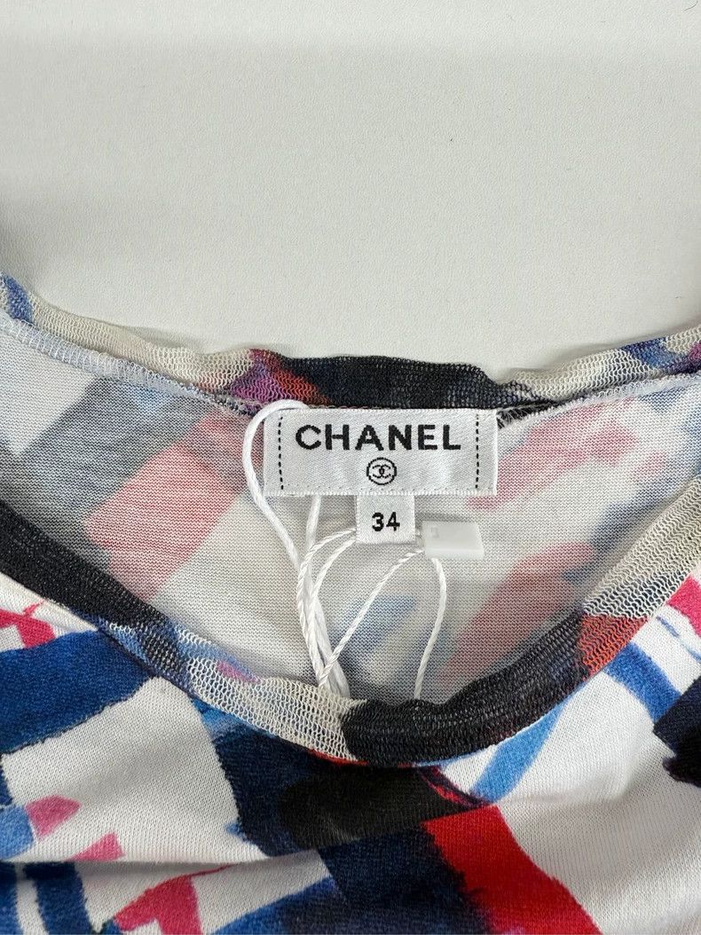 Chanel Chanel Airport Graffiti Short Sleeve T-shirt Size US XS / EU 42 / 0 - 3 Thumbnail