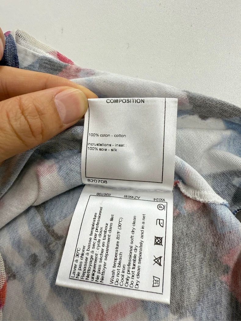 Chanel Chanel Airport Graffiti Short Sleeve T-shirt Size US XS / EU 42 / 0 - 5 Thumbnail