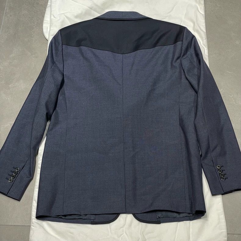 Prada Prada Blue Single-Breasted Blazer Size 52 Size US XL / EU 56 / 4 - 2 Thumbnail