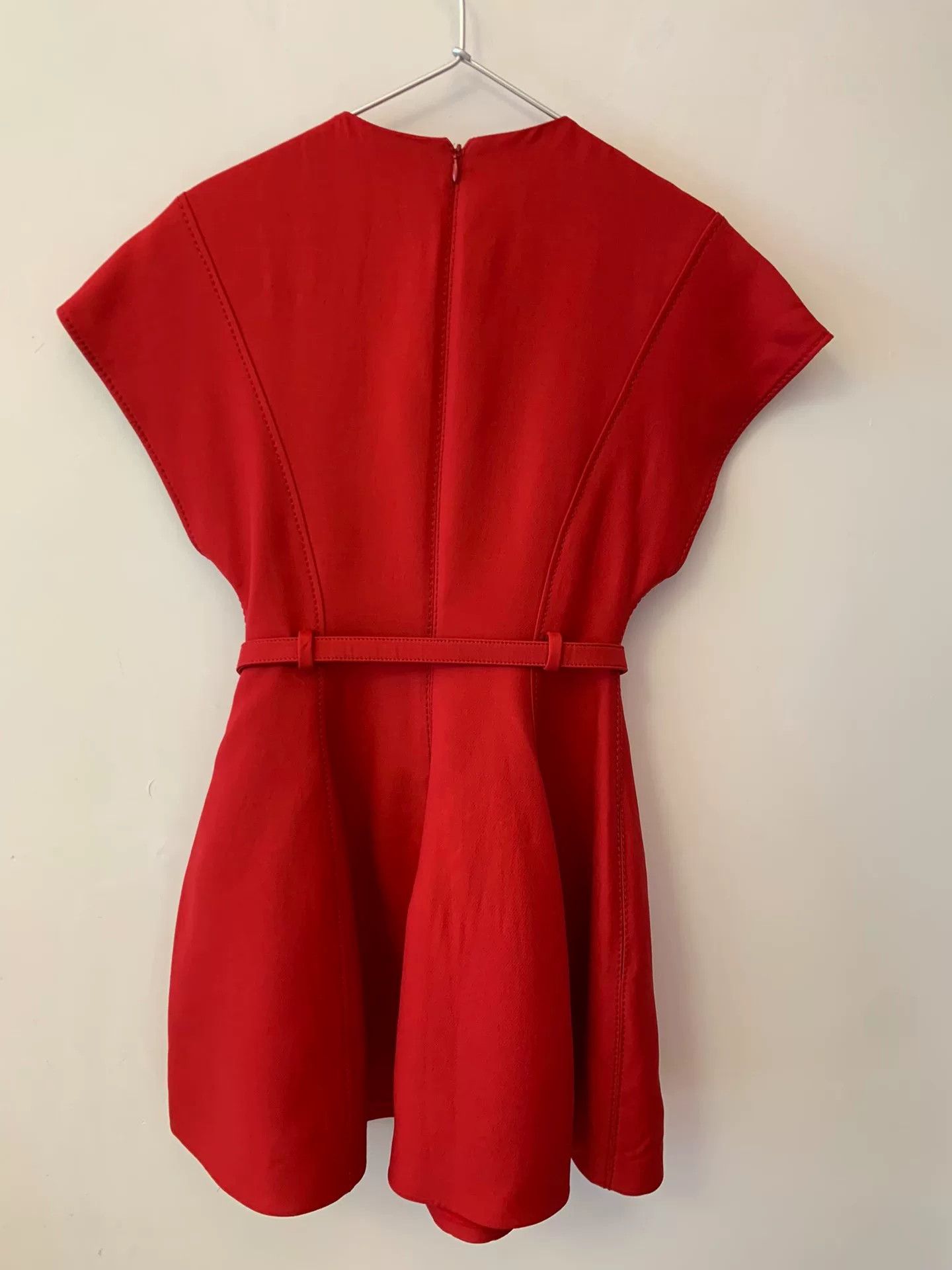 Valentino Valentino Wool Red Dress Size US S / EU 44-46 / 1 - 2 Thumbnail