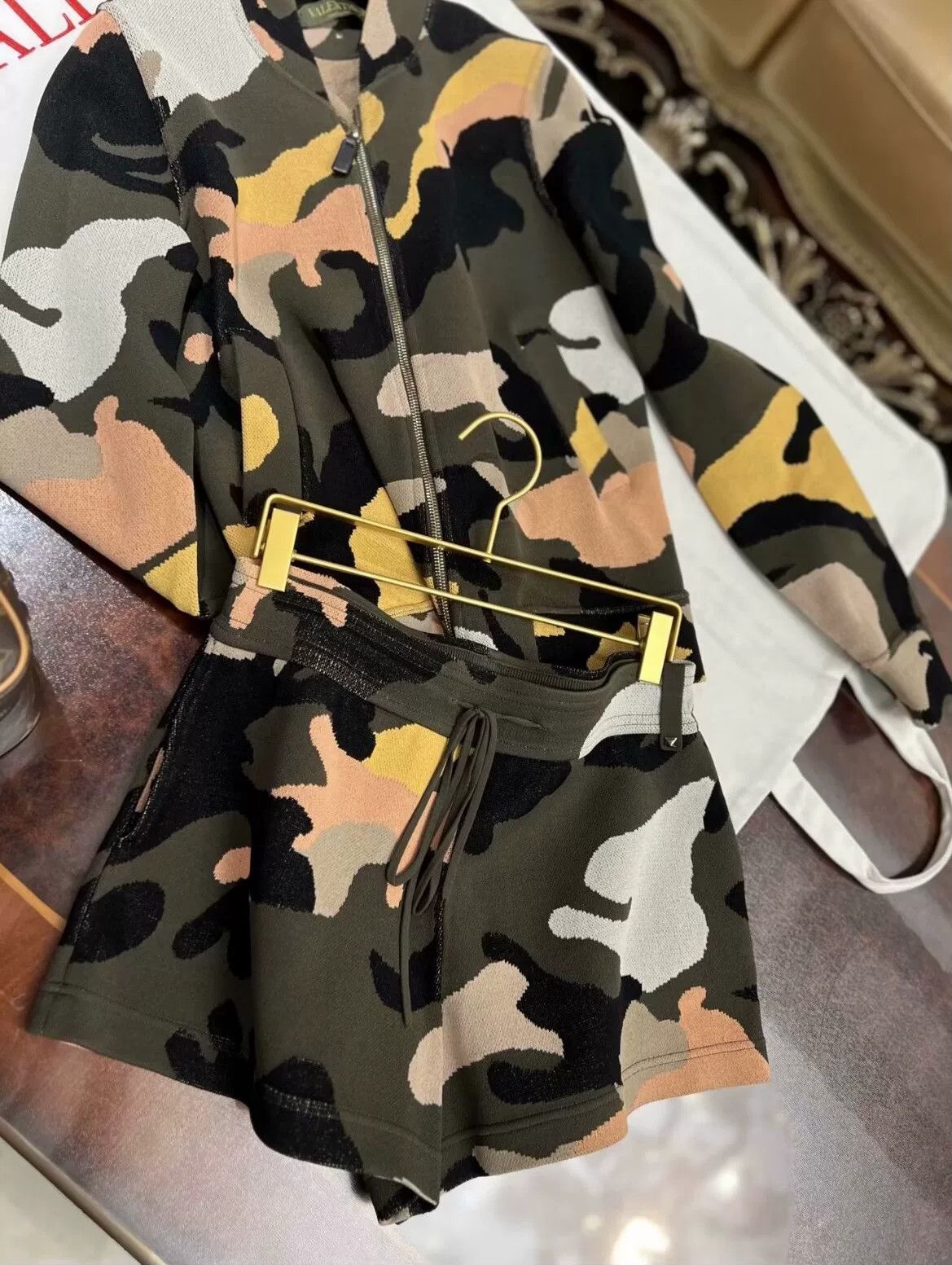 Valentino Valentino Camo Jacket & Shorts Set Size US S / EU 44-46 / 1 - 7 Thumbnail