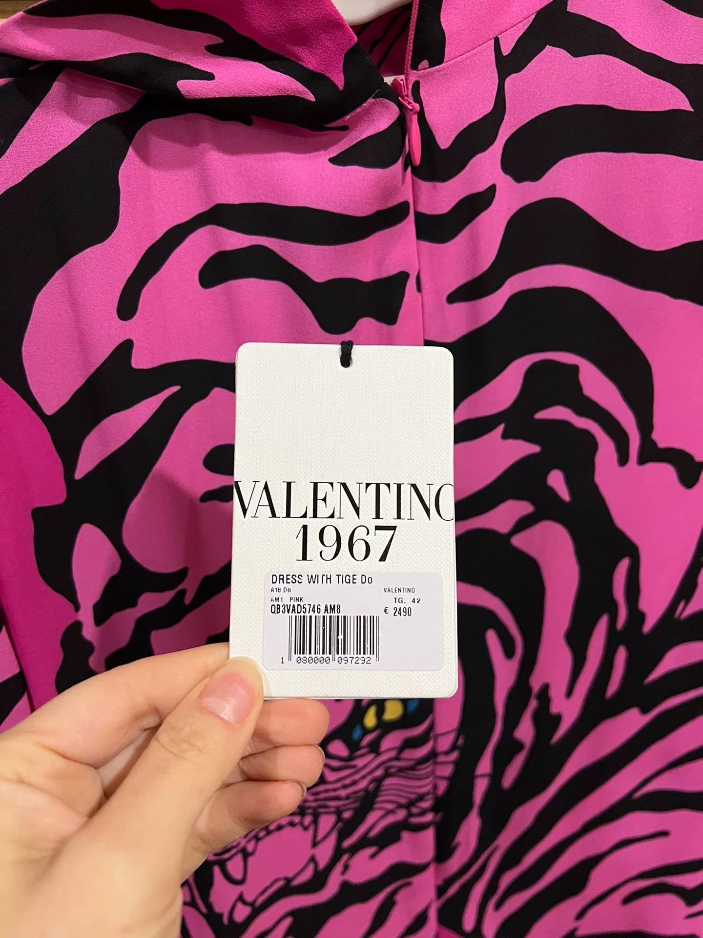 Valentino Valentino Silk Tiger Print Dress Size US M / EU 48-50 / 2 - 8 Thumbnail
