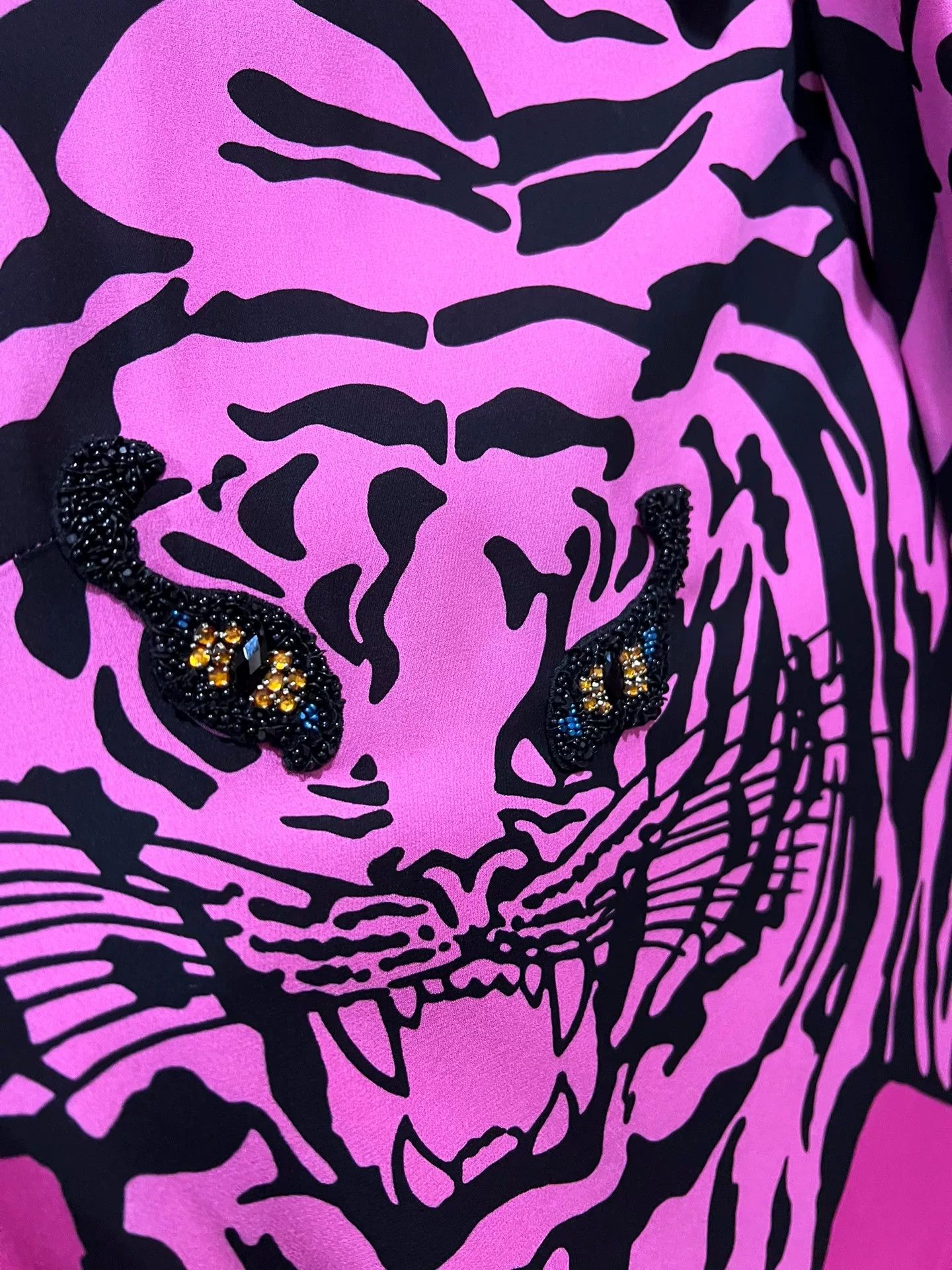 Valentino Valentino Silk Tiger Print Dress Size US M / EU 48-50 / 2 - 2 Thumbnail