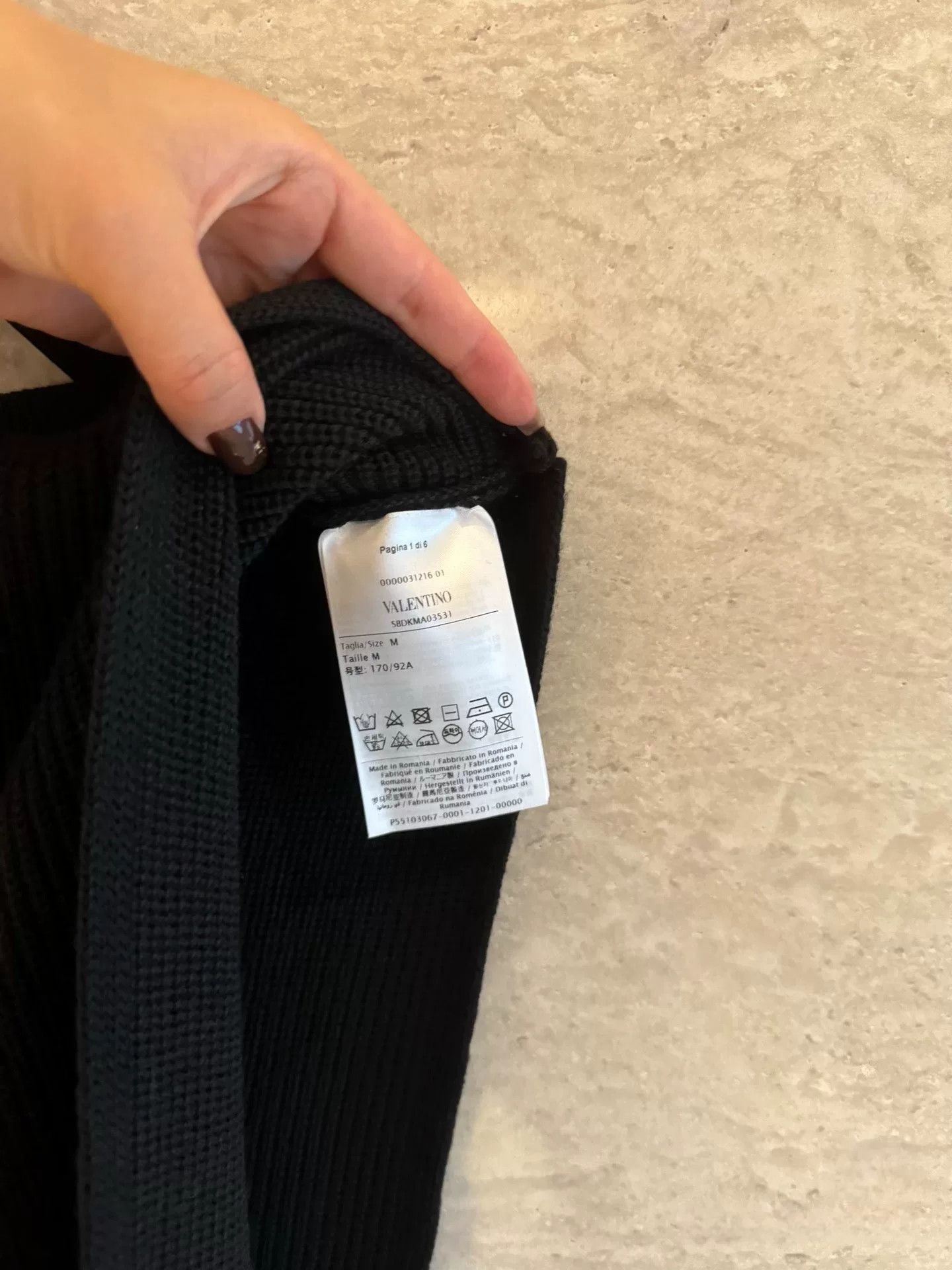 Valentino Valentino Black Knit Vest M Size US M / EU 48-50 / 2 - 4 Thumbnail