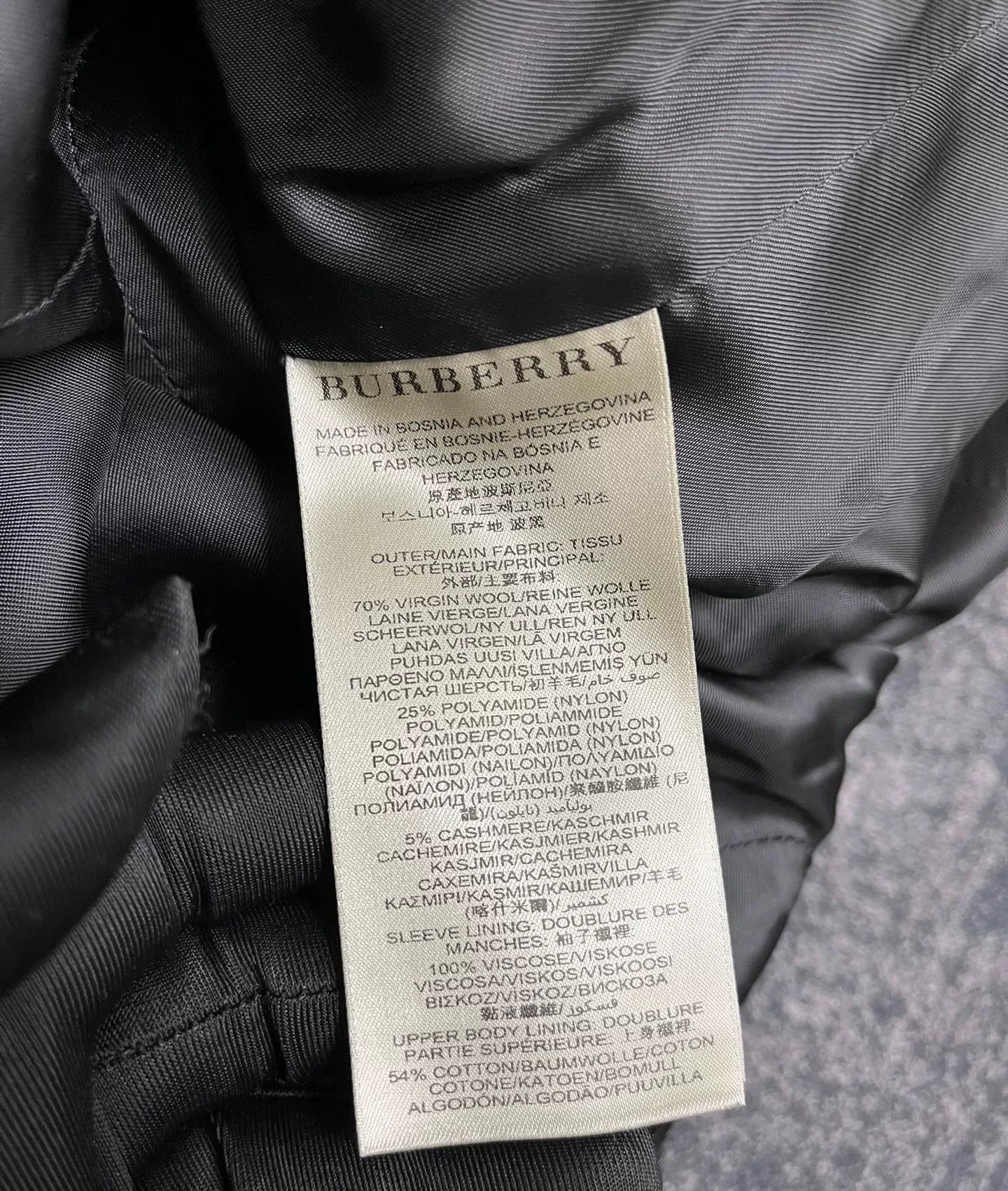 Burberry Burberry Double-Breasted Wool Coat Size US XS / EU 42 / 0 - 6 Thumbnail