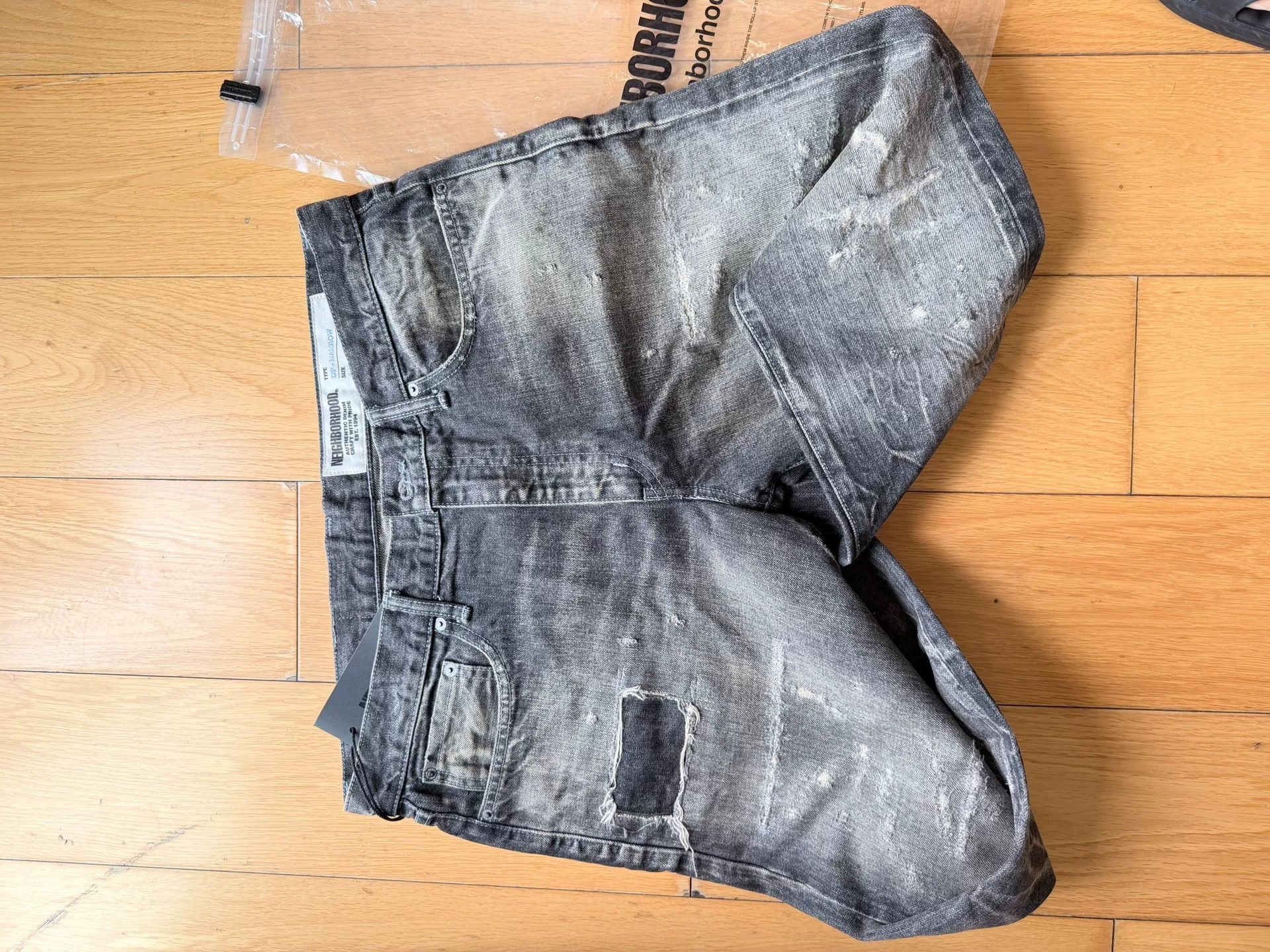 Neighborhood Neighborhood Distressed Denim Jeans Size US 30 / EU 46 - 2 Thumbnail