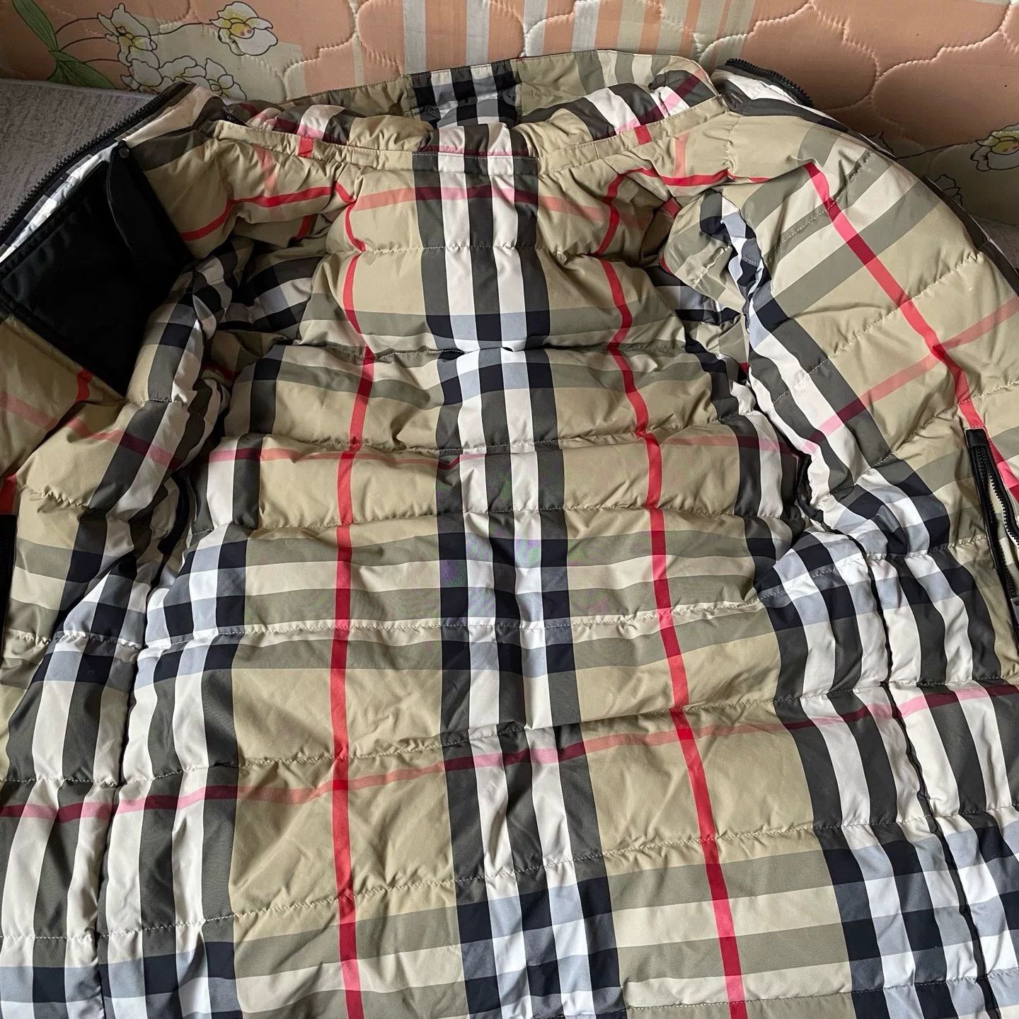 Burberry Burberry Check Long Down Coat 12Y Size US XS / EU 42 / 0 - 9 Thumbnail
