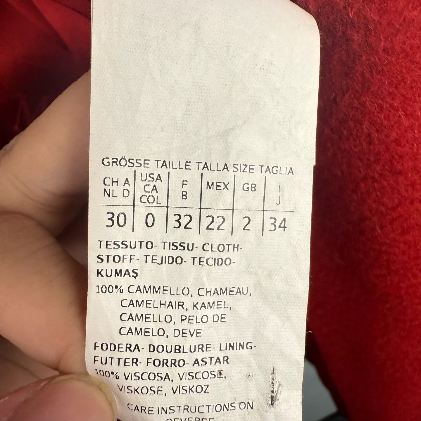 Max Mara maxmara railto red coat size 34 Size US XS / EU 42 / 0 - 4 Thumbnail