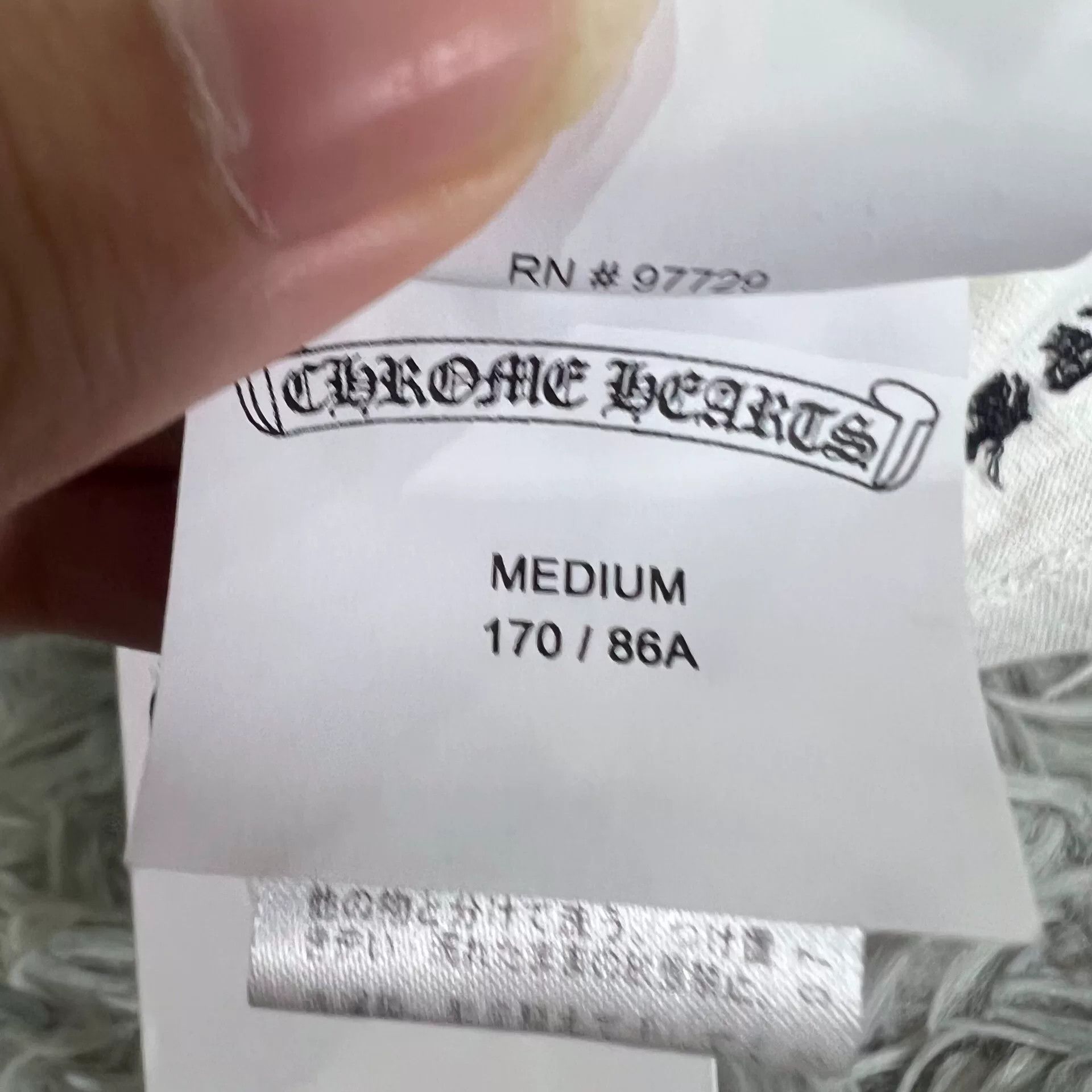 Chrome Hearts white chrome hearts long sleeve shirt Size US M / EU 48-50 / 2 - 4 Thumbnail