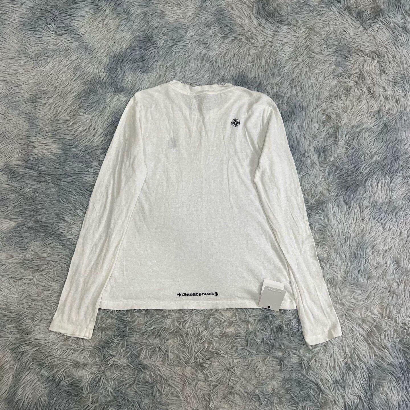 Chrome Hearts white chrome hearts long sleeve shirt Size US M / EU 48-50 / 2 - 2 Thumbnail