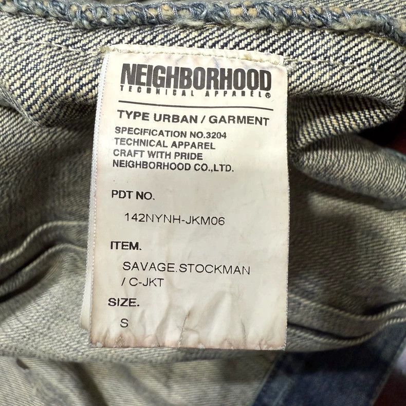 Neighborhood NEIGHBORHOOD Washed Denim Jacket Size US S / EU 44-46 / 1 - 9 Thumbnail