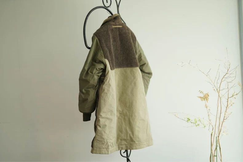 Vintage Nigel Cabourn Double-Sided Spliced Business Coat Size US S / EU 44-46 / 1 - 5 Thumbnail