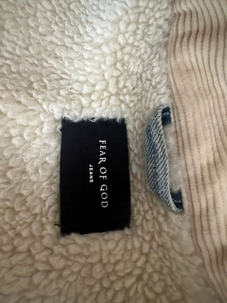 Fear of God Fear of God Shearling Denim Jacket S Size US S / EU 44-46 / 1 - 5 Thumbnail