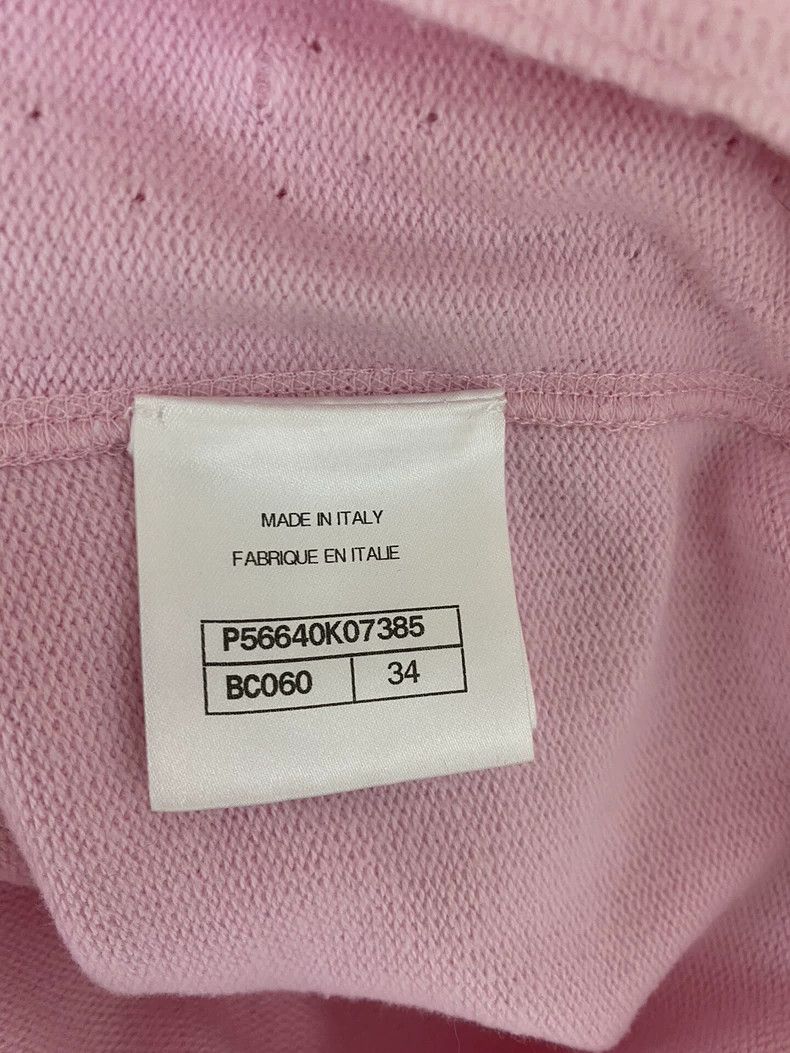 Chanel Chanel Pink Knit Top FR34 Size US M / EU 48-50 / 2 - 6 Thumbnail