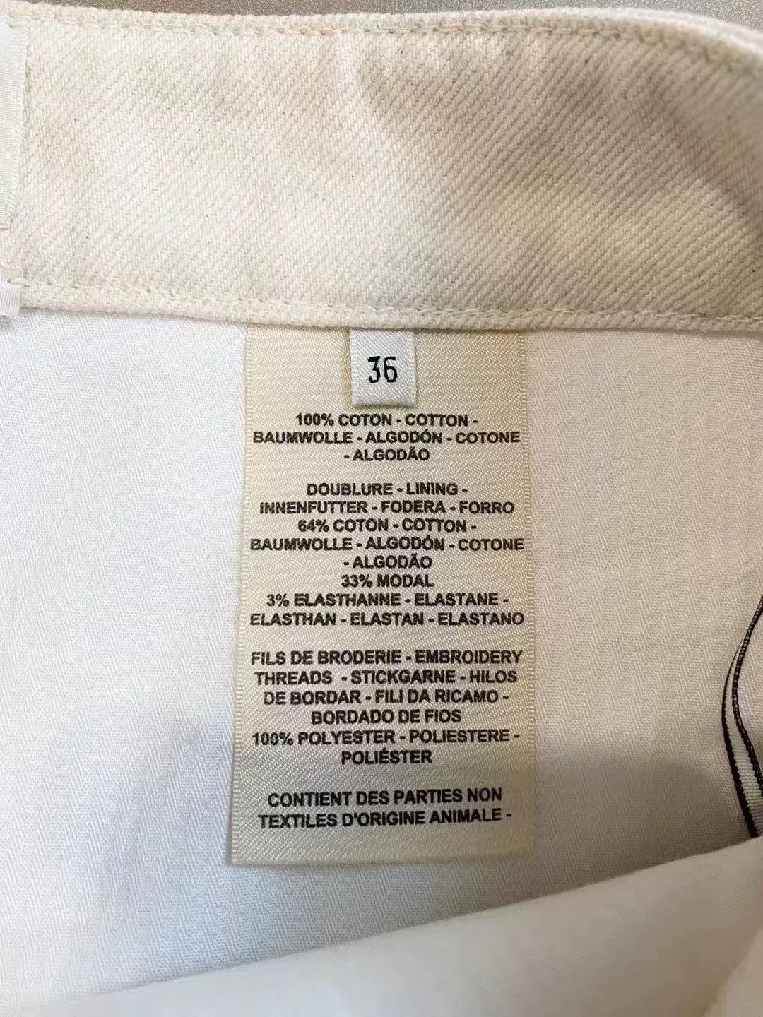 Hermes Hermes Embroidered Logo Skirt Size 36 Size US 36 / EU 52 - 7 Thumbnail