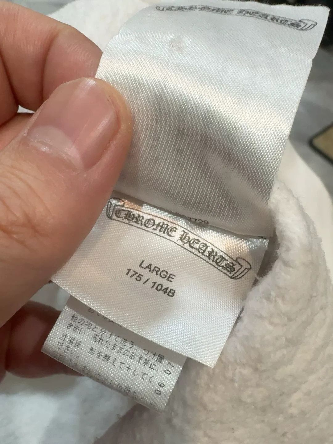Chrome Hearts Chrome Hearts White Logo Crewneck Sweatshirt Size US L / EU 52-54 / 3 - 8 Thumbnail