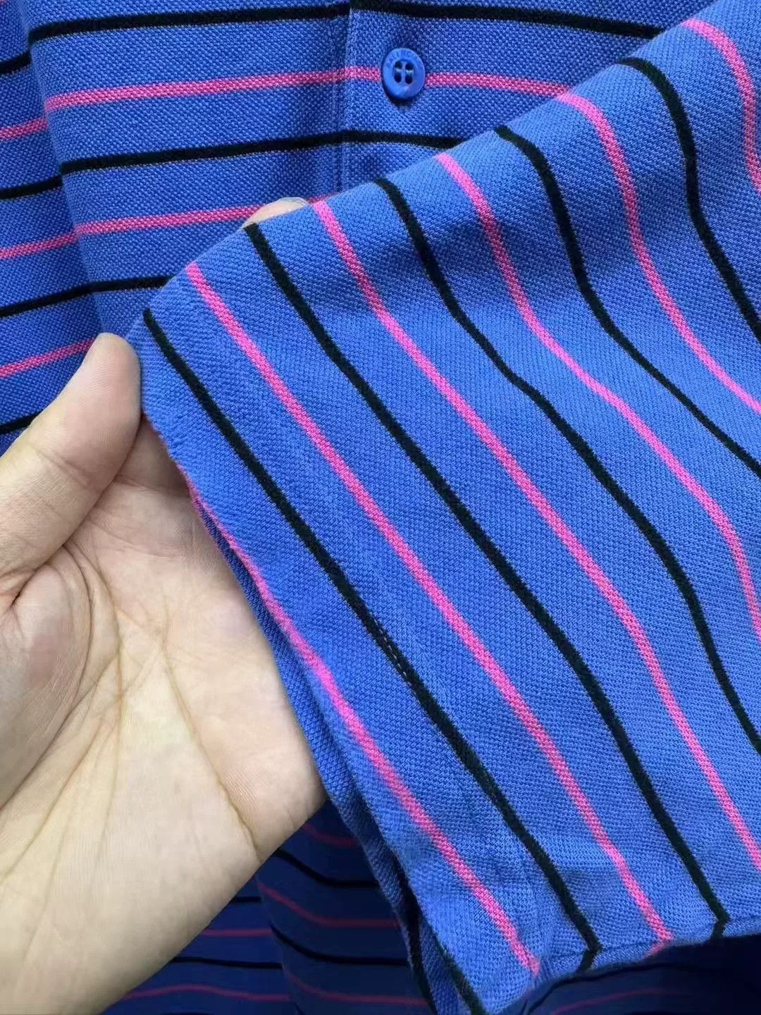 Balenciaga Balenciaga Purple Stripe Polo Shirt Size US M / EU 48-50 / 2 - 8 Thumbnail
