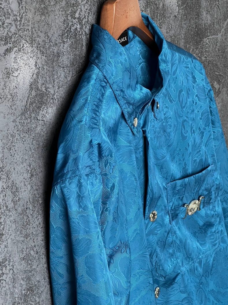 Versace VERSACE Button-Down Collar Jacket Size US L / EU 52-54 / 3 - 6 Thumbnail