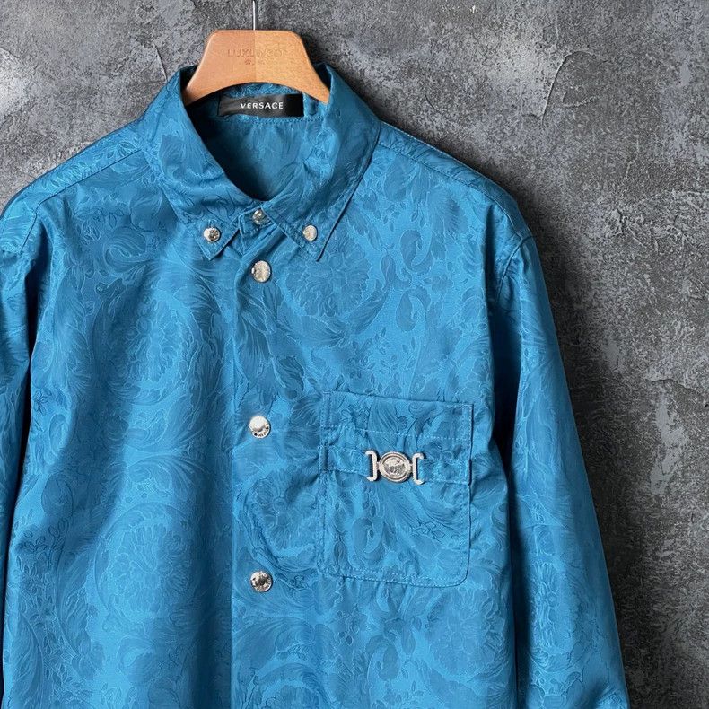 Versace VERSACE Button-Down Collar Jacket Size US L / EU 52-54 / 3 - 3 Thumbnail