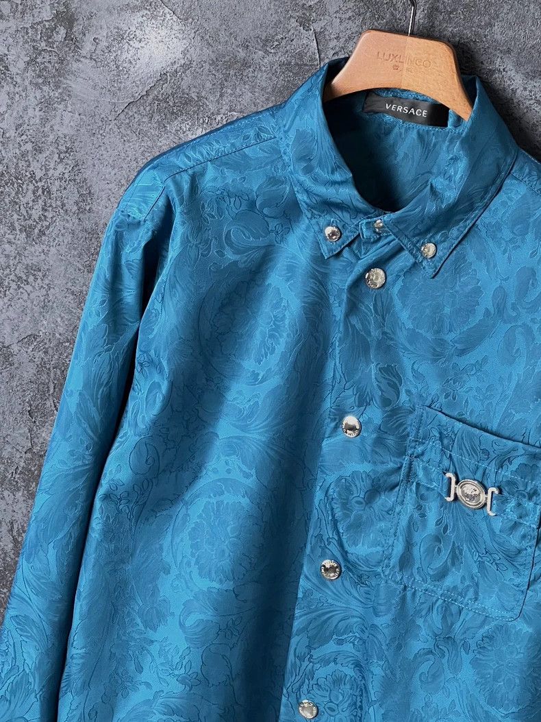 Versace VERSACE Button-Down Collar Jacket Size US L / EU 52-54 / 3 - 5 Thumbnail