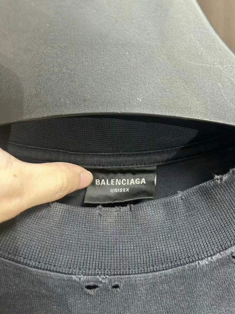 Balenciaga Balenciaga Tape Logo Short Sleeve T-shirt Size US S / EU 44-46 / 1 - 2 Thumbnail