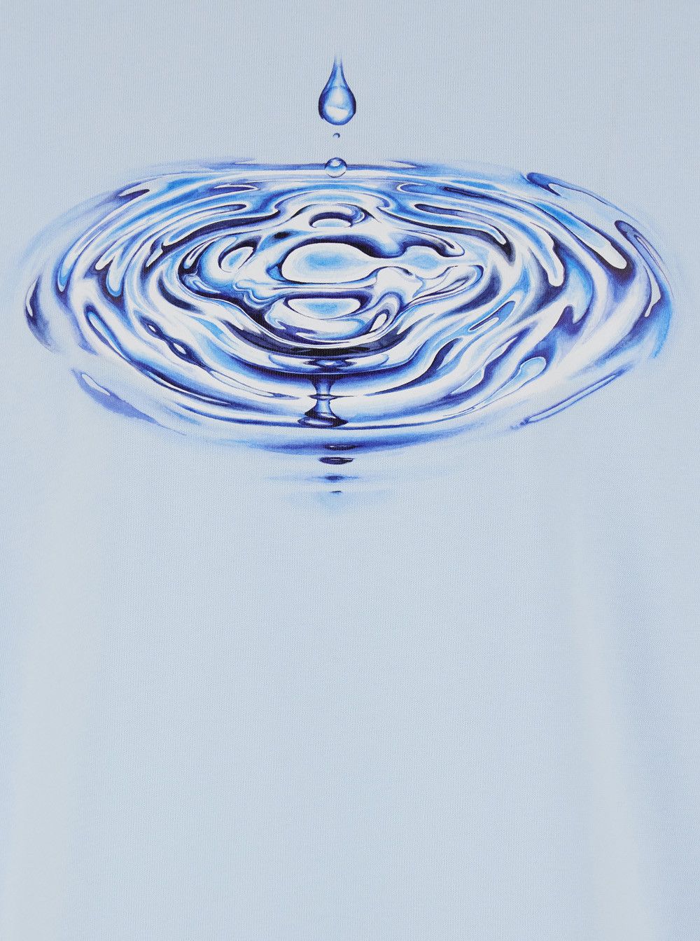 Casablanca Light-Blue T-Shirt with Front Logo in Cotton for Men Size US M / EU 48-50 / 2 - 3 Thumbnail