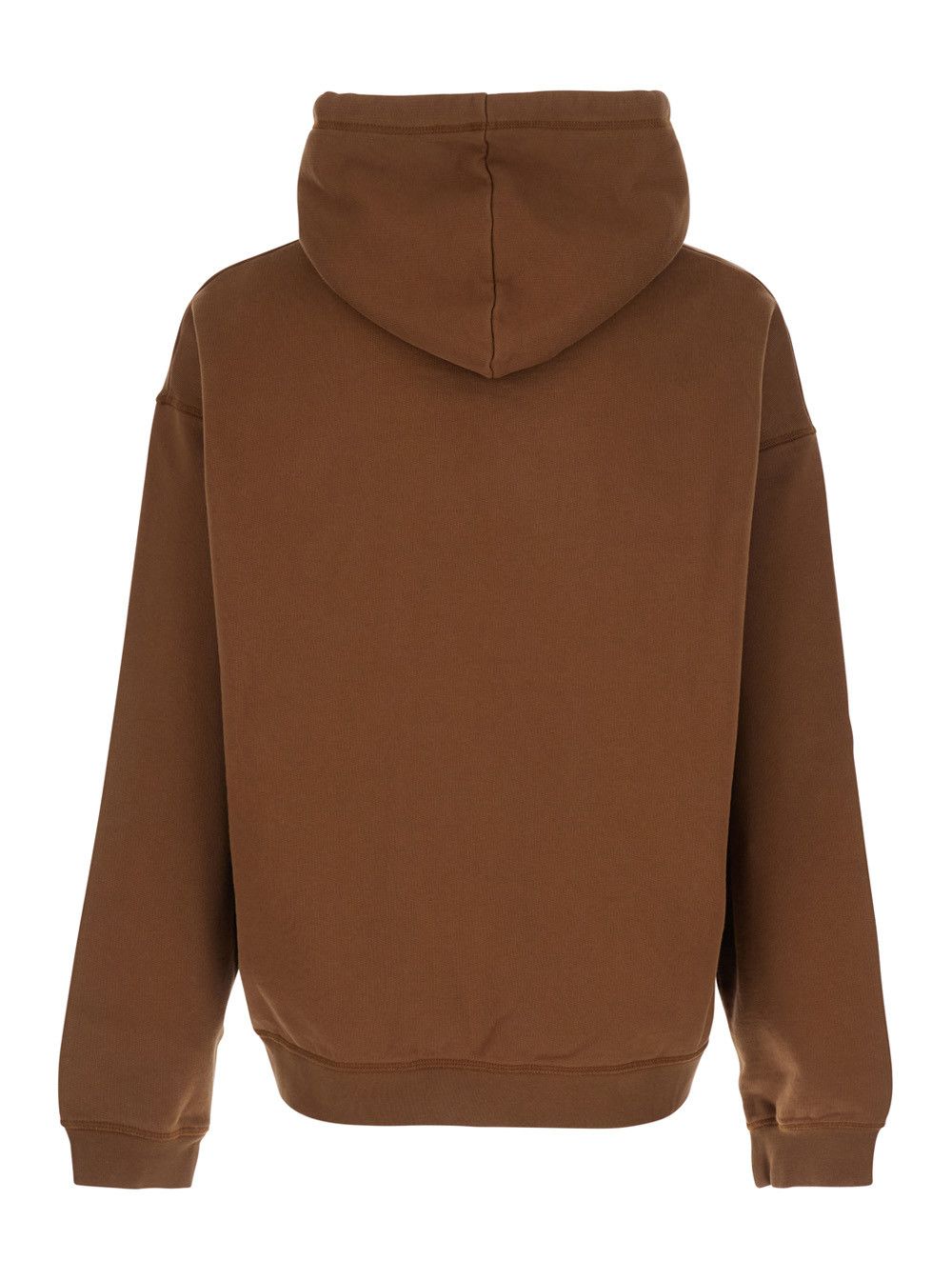 Dsquared2 Brown Hoodie with Drawstring and Logo Lettering on the Front in Cotton for Men Size US S / EU 44-46 / 1 - 2 Thumbnail