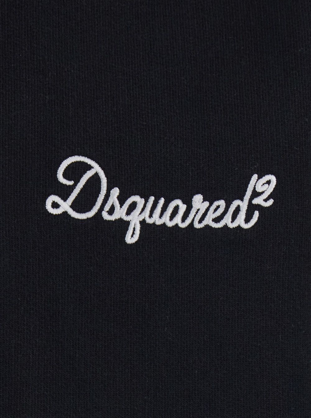 Dsquared2 Black Hoodie with Drawstring and Lettering Logo on the Front in Cotton for Men Size US M / EU 48-50 / 2 - 3 Thumbnail