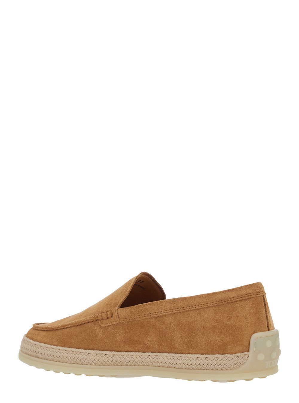 Tod's Loafers with Crocodile-embossed Logo in Brown Suede for Women Size US 9 / IT 39 - 3 Thumbnail