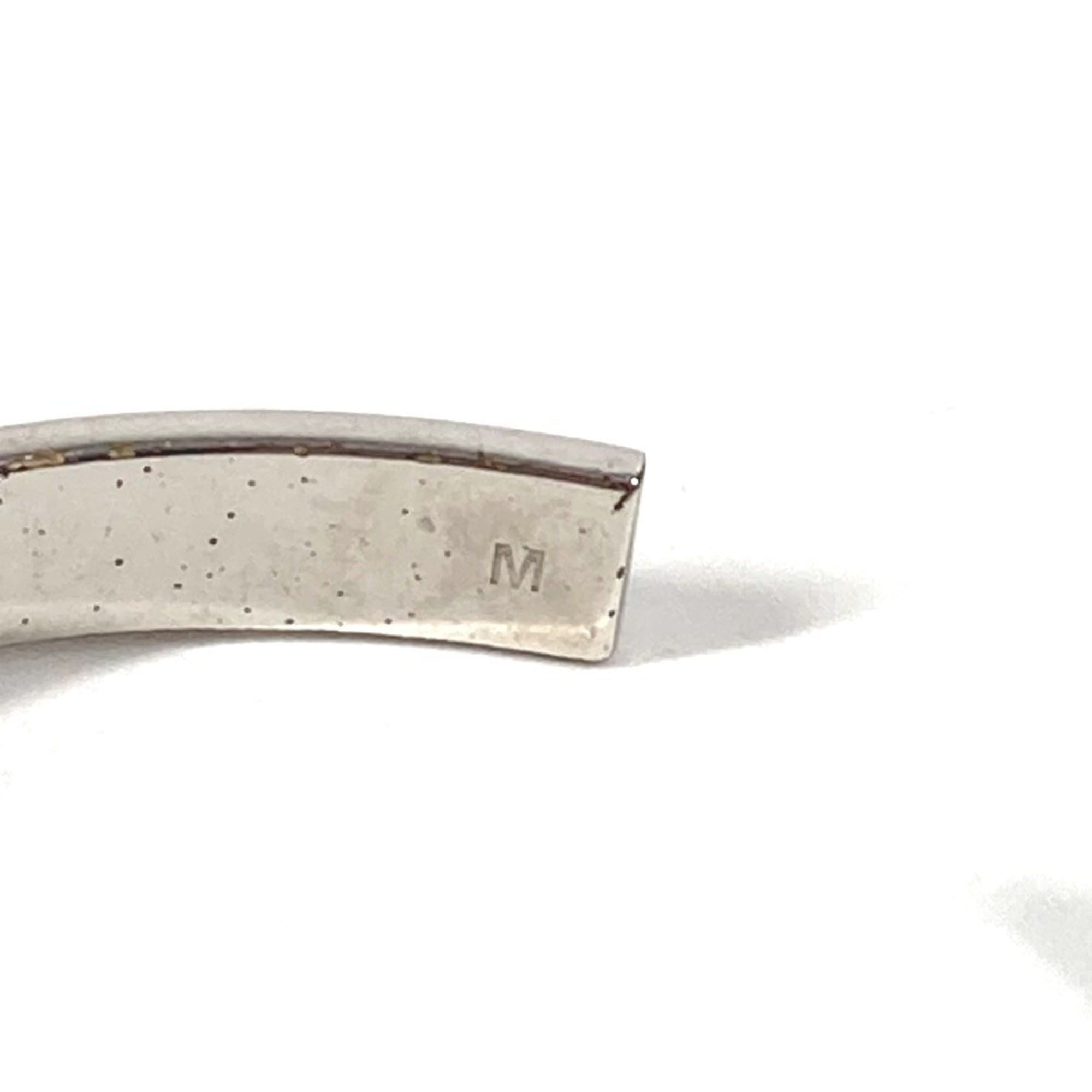 Dior Christian Dior Dior Cannage Logo Bangle Bracelet in Silver Metal for Women Size ONE SIZE - 12 Thumbnail