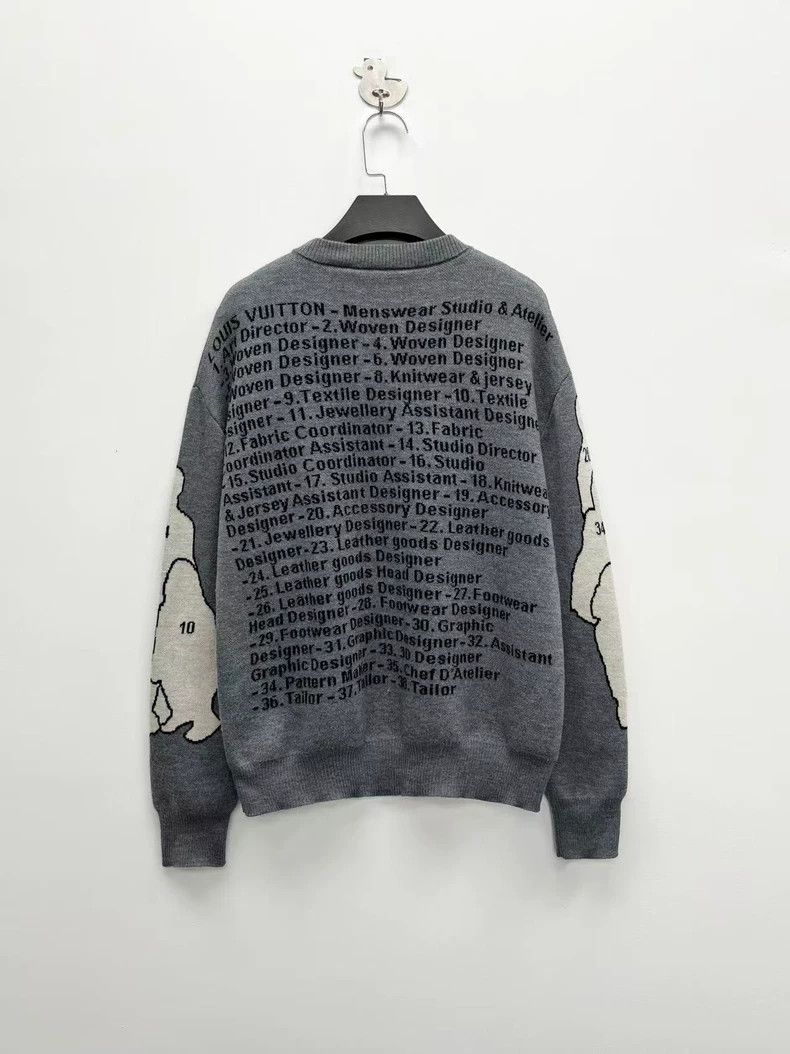 Louis Vuitton Louis Vuitton Gray Digital Portrait Sweater Size US S / EU 44-46 / 1 - 2 Thumbnail