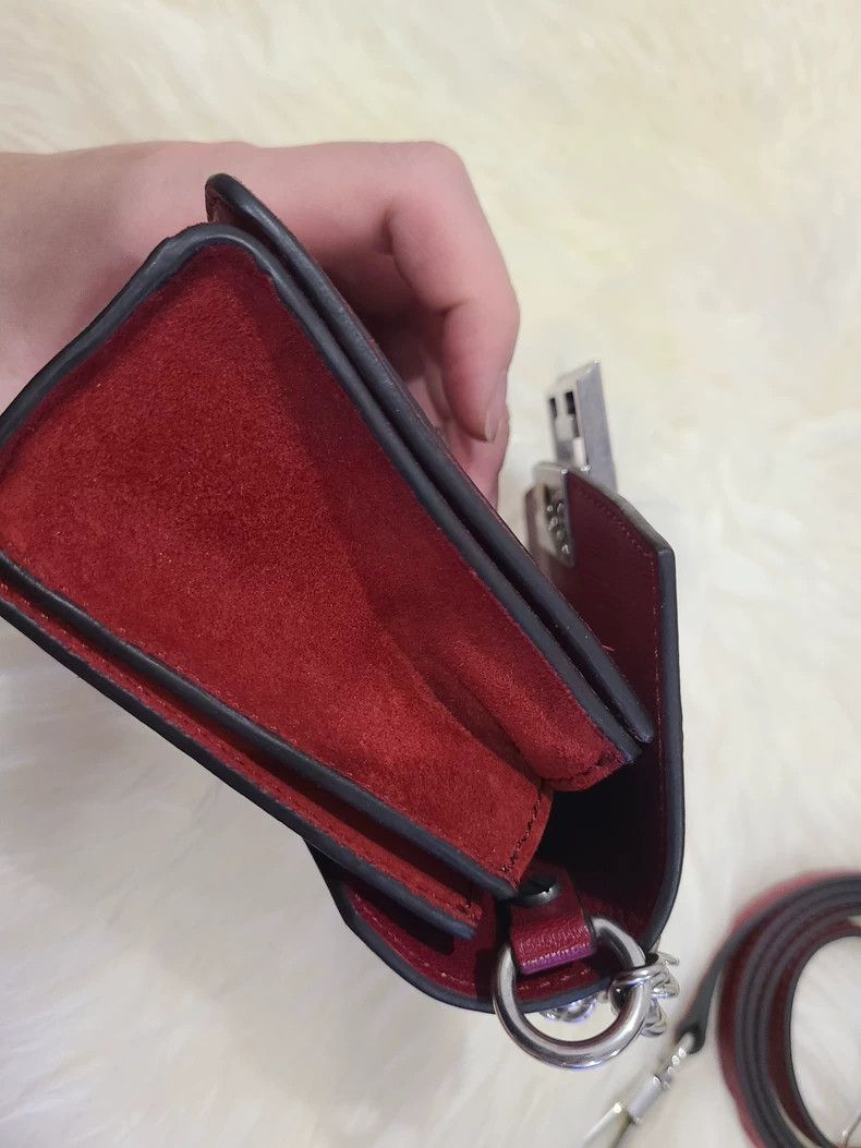 Givenchy Givenchy GV3 Mini Leather Suede Bag Size ONE SIZE - 6 Thumbnail