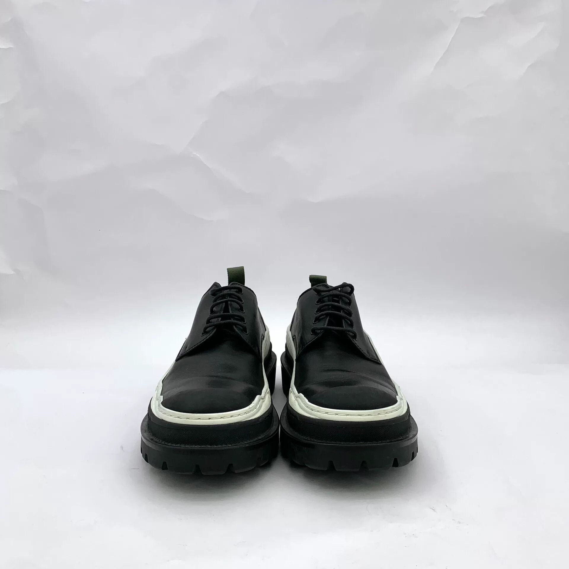 Dior Dior x Sacai Black Leather Derby Shoes Size US 10.5 / EU 43-44 - 3 Thumbnail