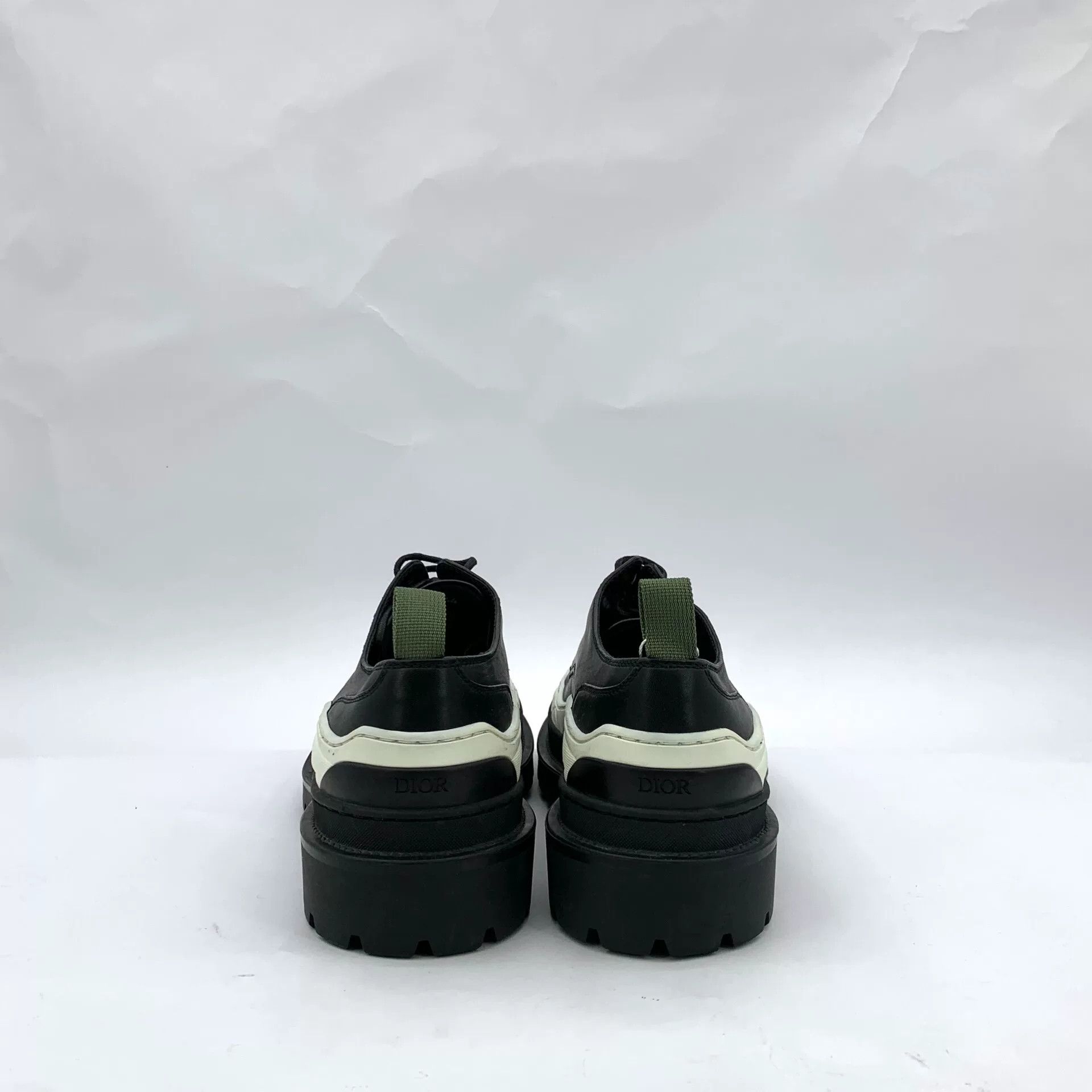 Dior Dior x Sacai Black Leather Derby Shoes Size US 10.5 / EU 43-44 - 4 Thumbnail