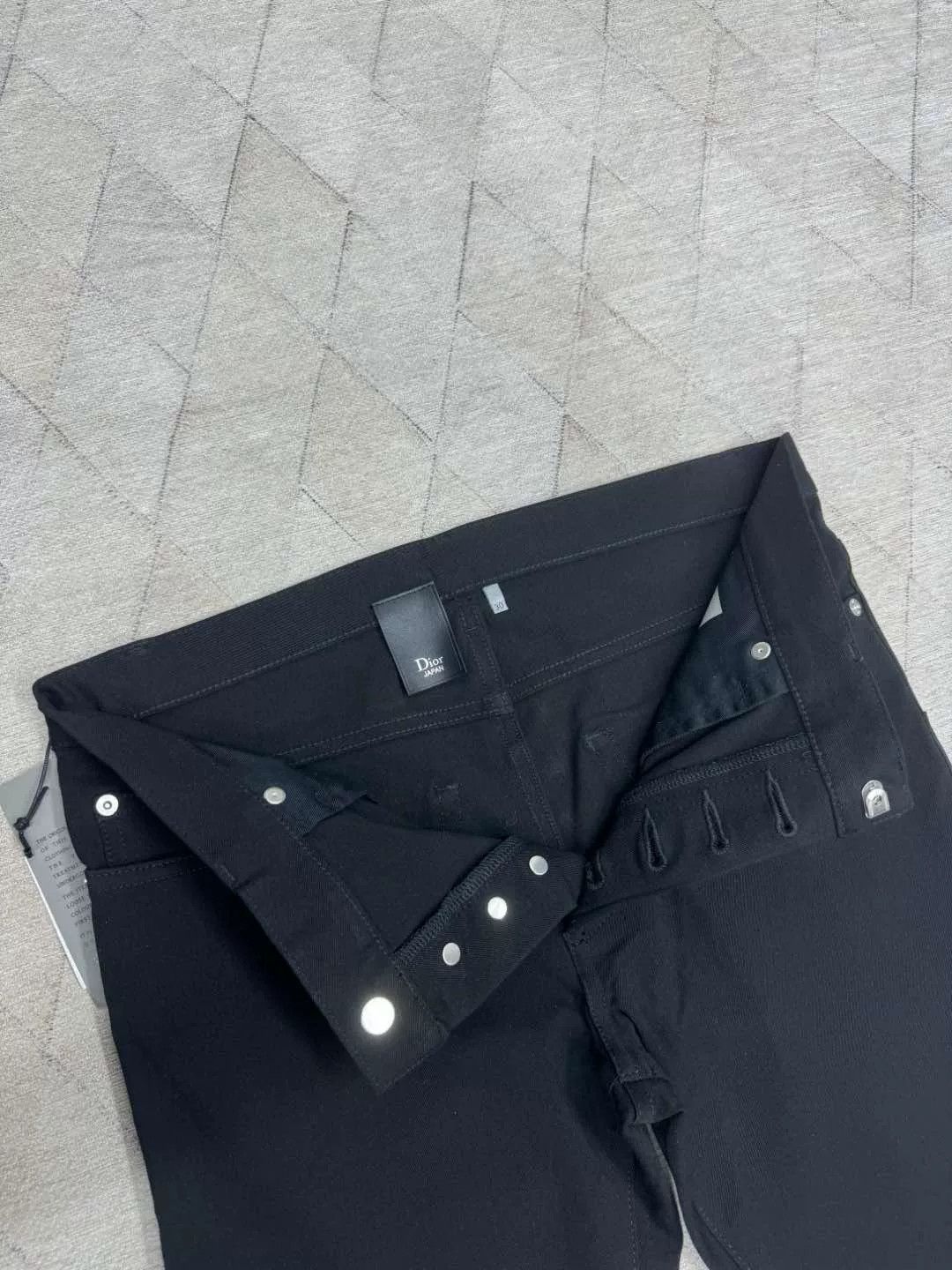 Dior Dior Classic Black Elastic Denim Jeans Size US 30 / EU 46 - 7 Thumbnail