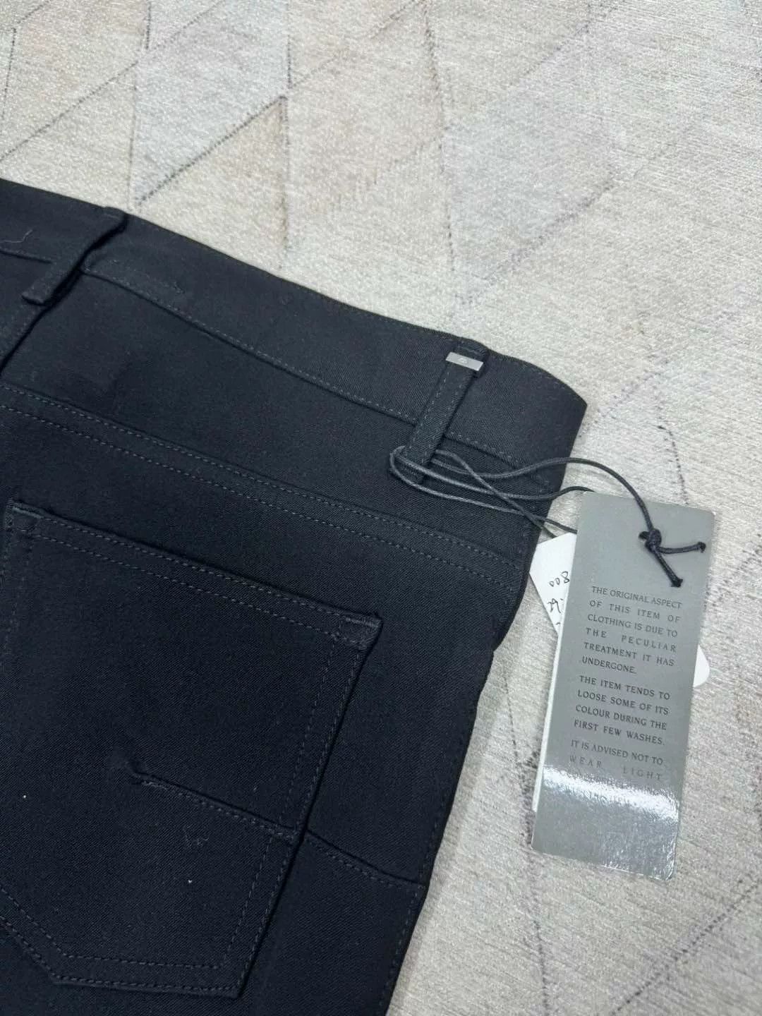 Dior Dior Classic Black Elastic Denim Jeans Size US 30 / EU 46 - 6 Thumbnail
