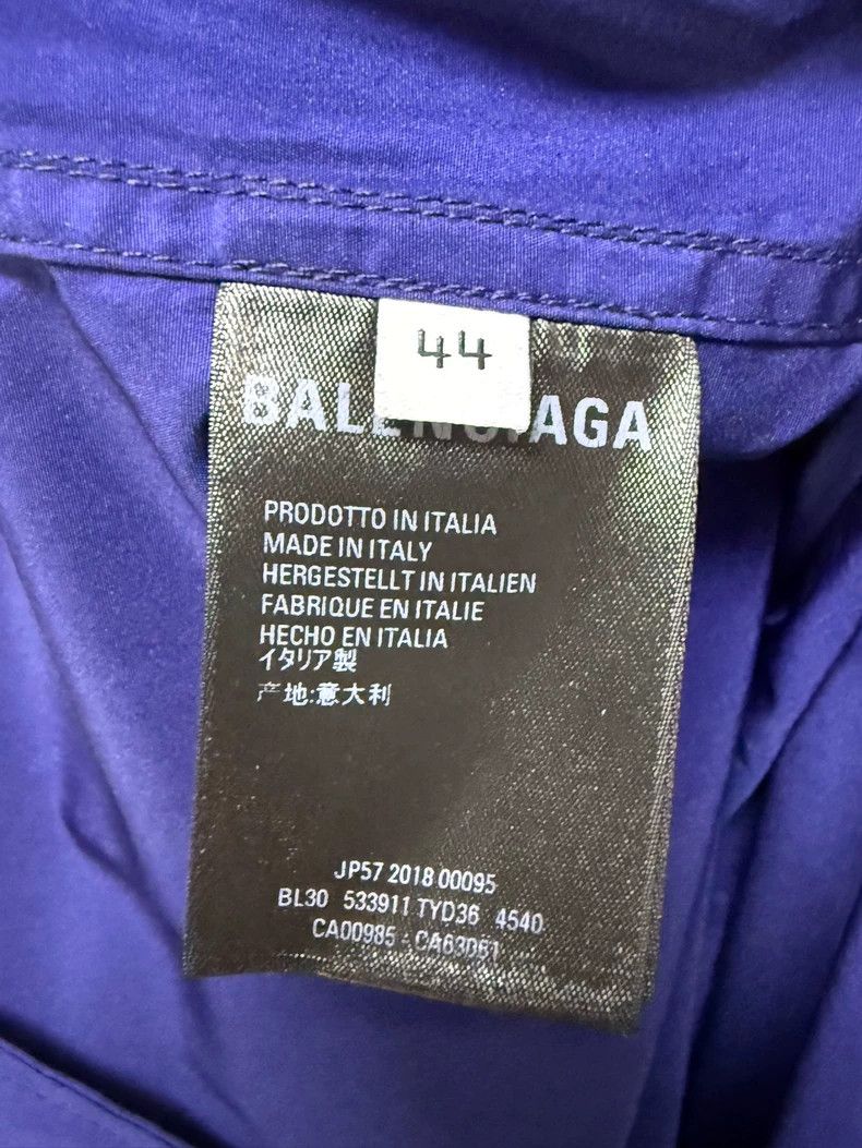 Balenciaga Balenciaga Blue Windbreaker Size 44 Size US M / EU 48-50 / 2 - 4 Thumbnail