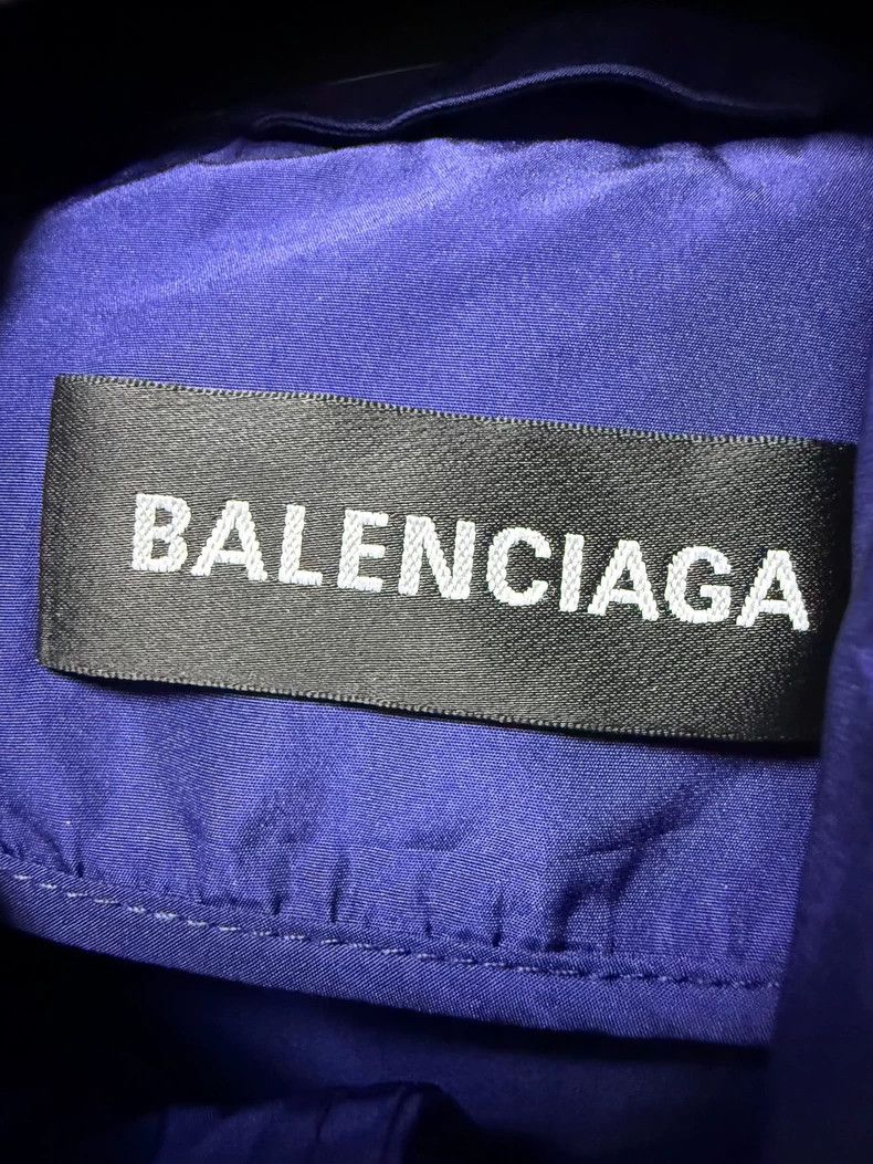 Balenciaga Balenciaga Blue Windbreaker Size 44 Size US M / EU 48-50 / 2 - 3 Thumbnail