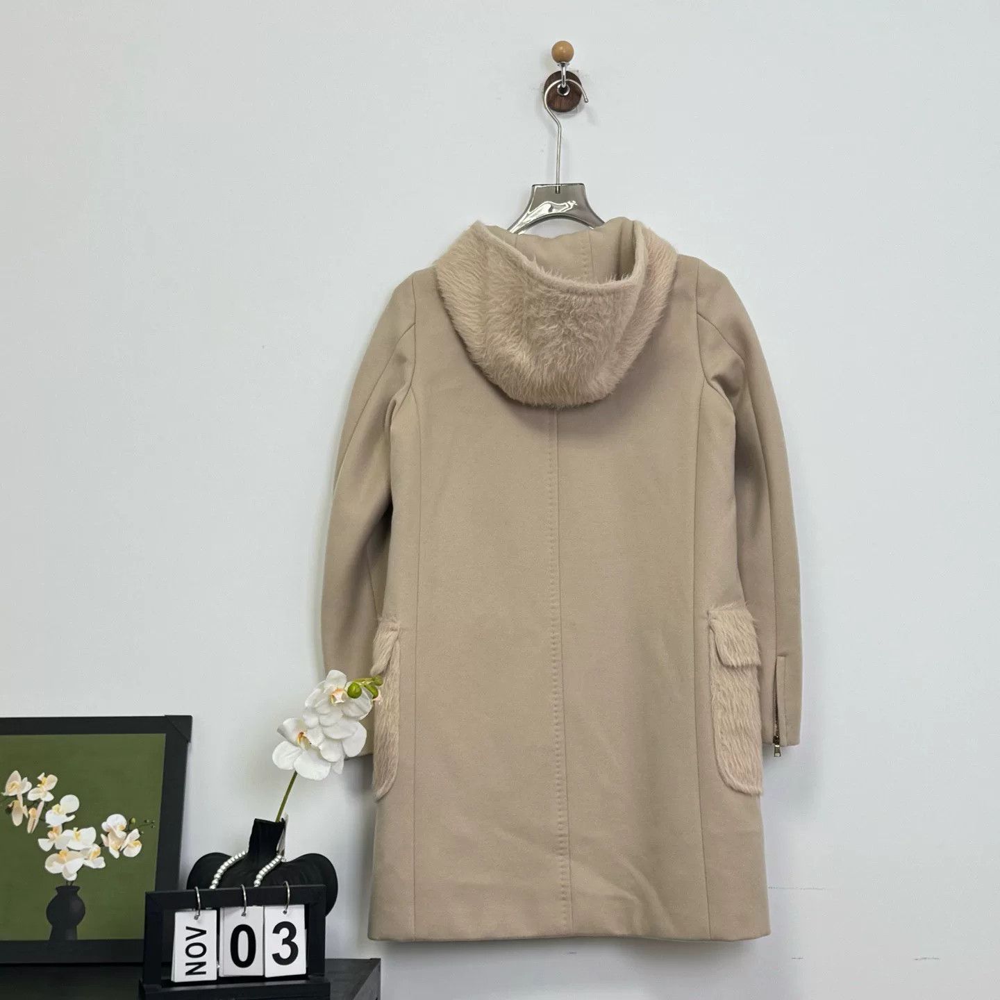 Max Mara maxmara hooded cashmere coat with patchwork Size US XS / EU 42 / 0 - 4 Thumbnail